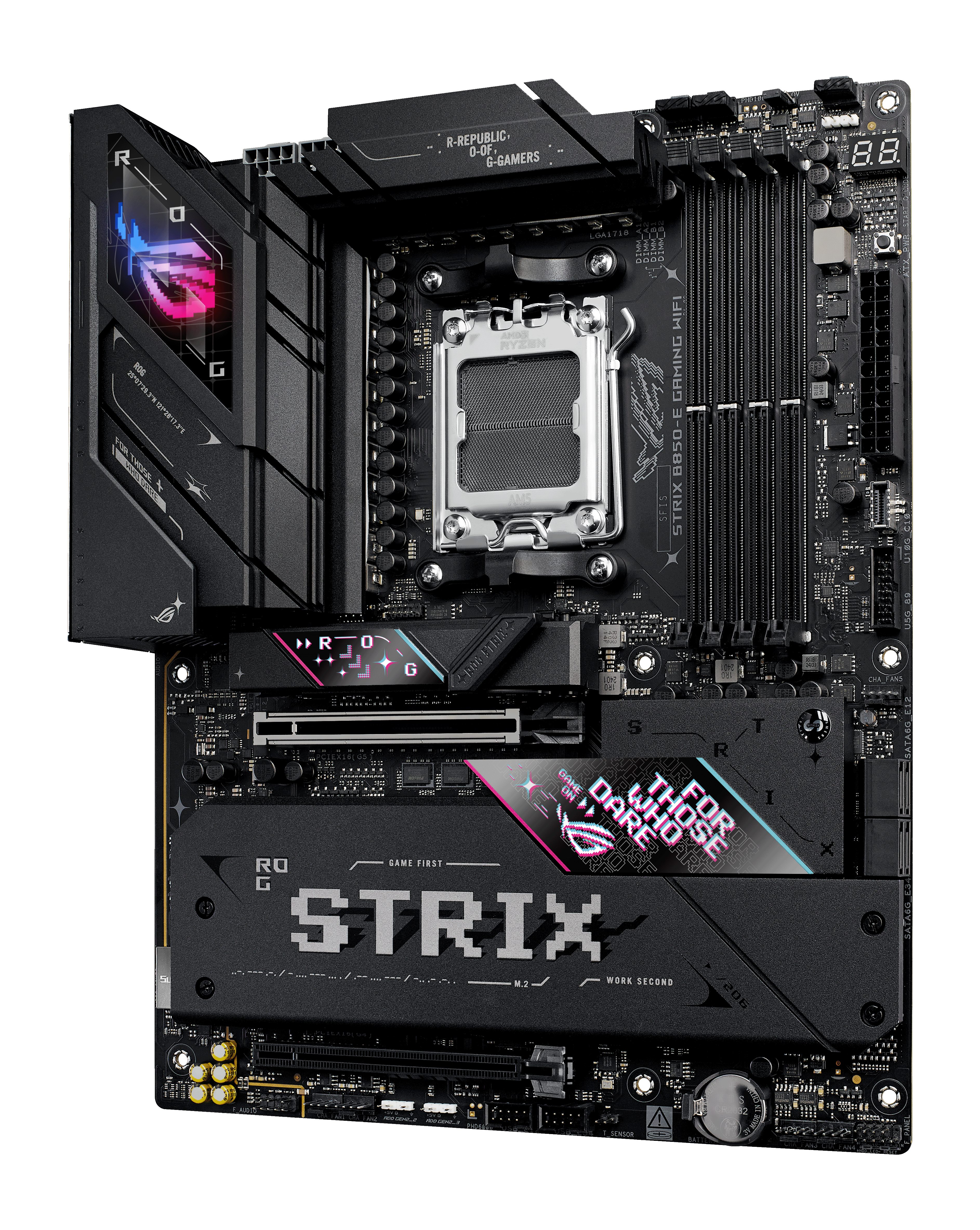 Asus ROG STRIX B850-E GAMING WIFI Mainboard RGB-LED-Beleuchtung