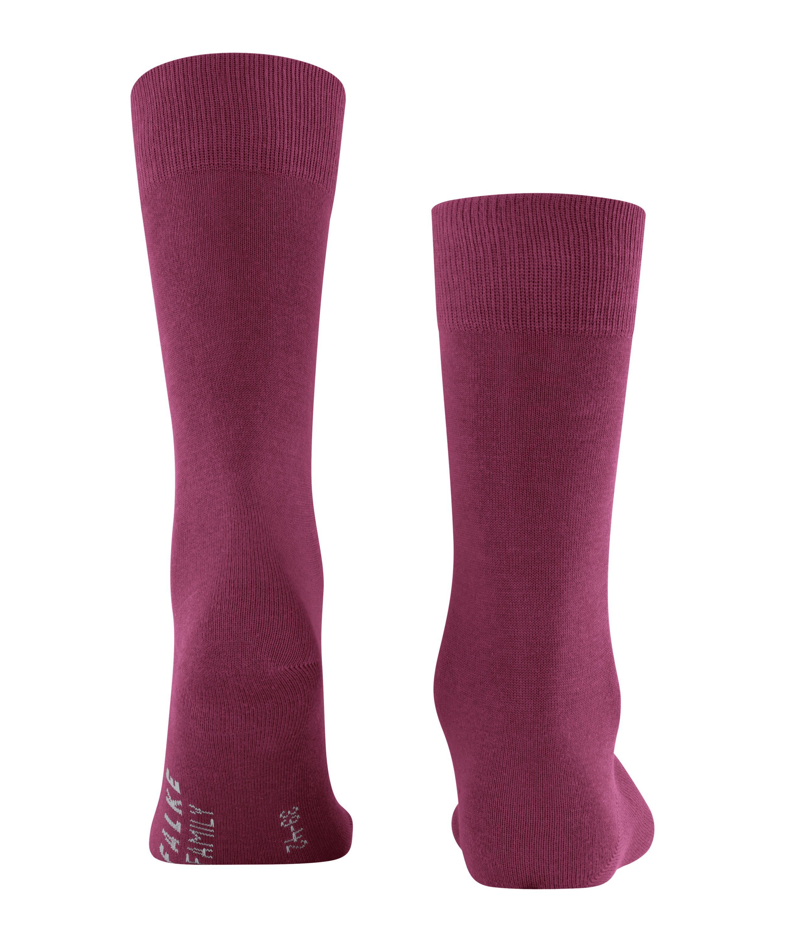 (1-Paar) plum FALKE red Socken (8236) Family