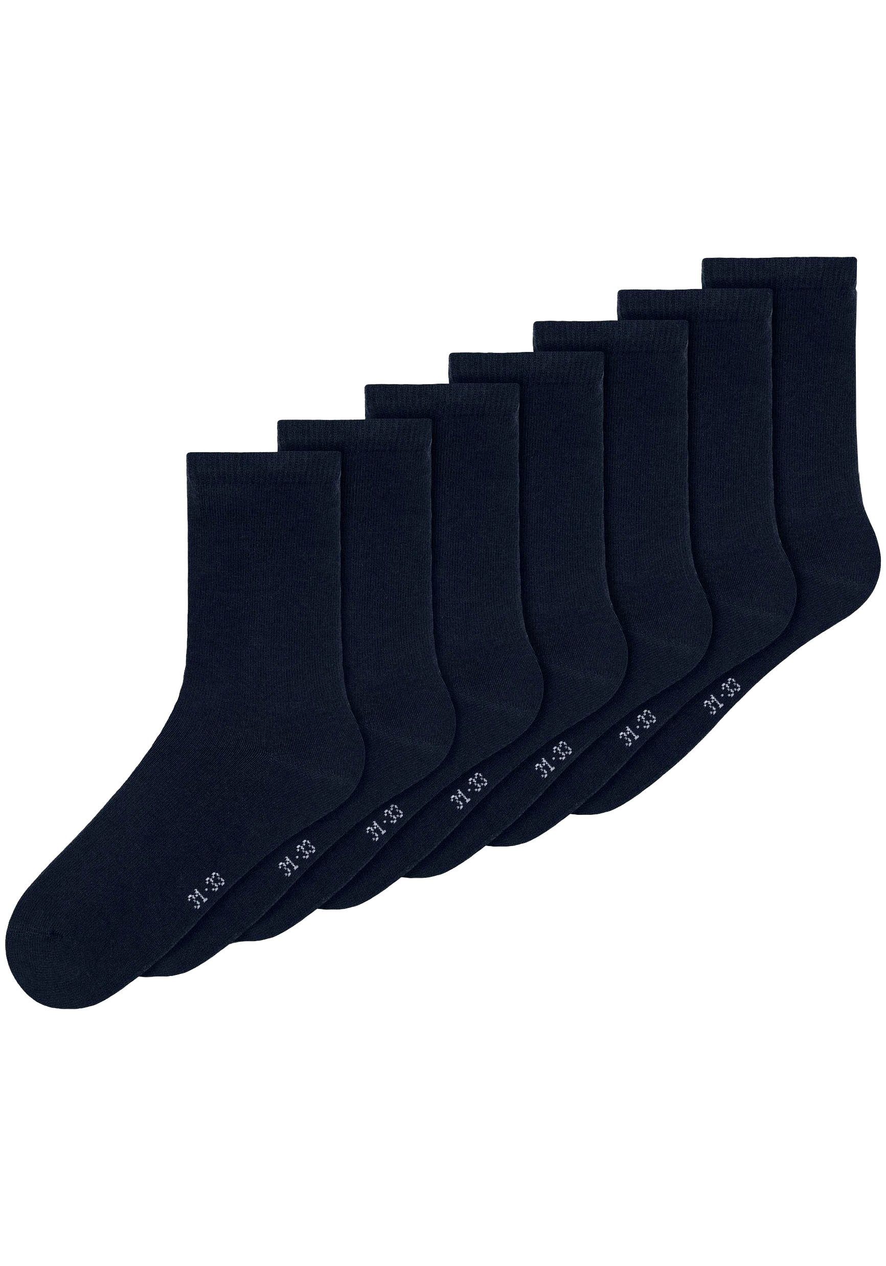 Name It Носки NKNSOCK 7P SOLID NOOS (Packung, 7-Paar)