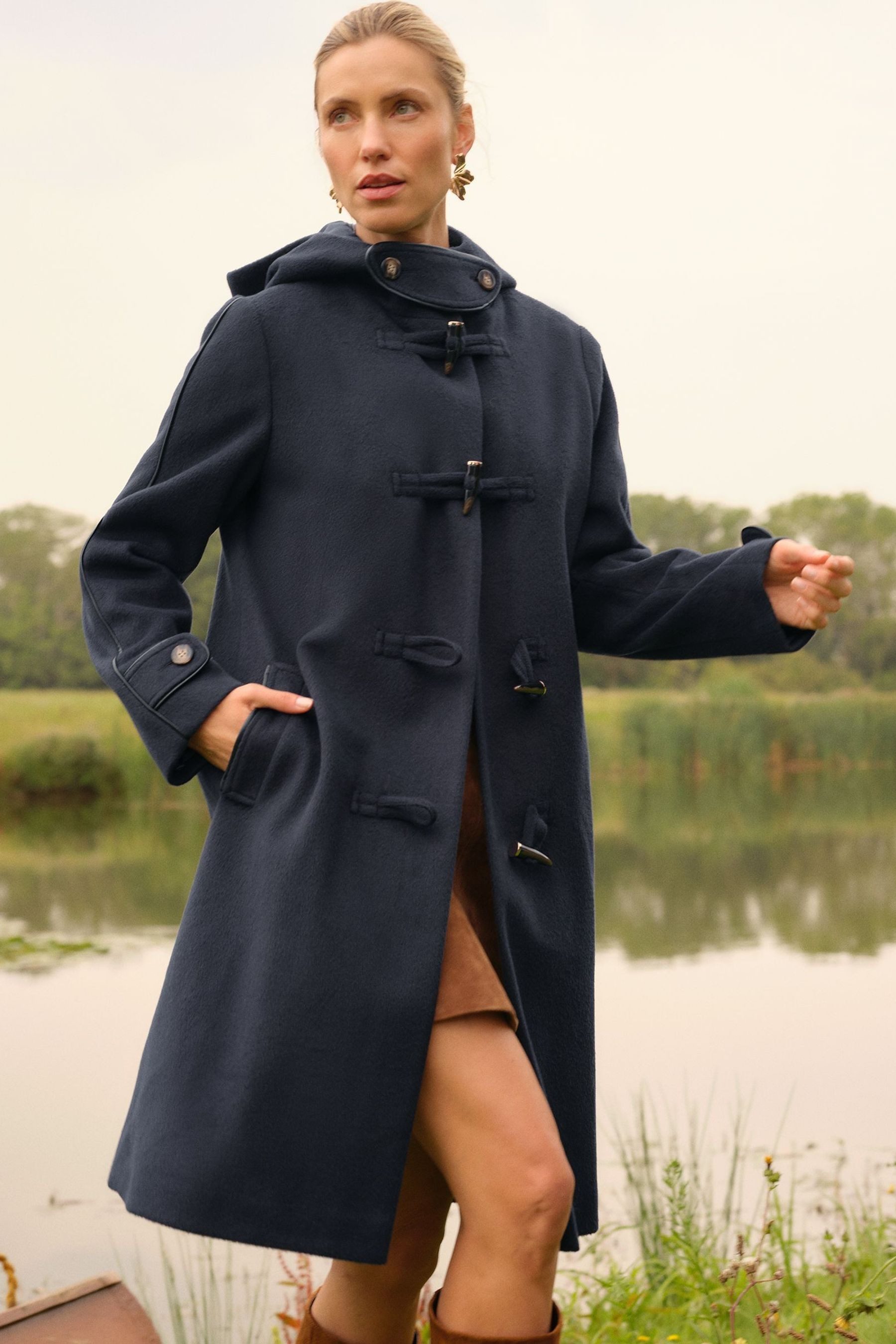 Love & Roses Dufflecoat Love & Roses Dufflemantel (1-tlg)
