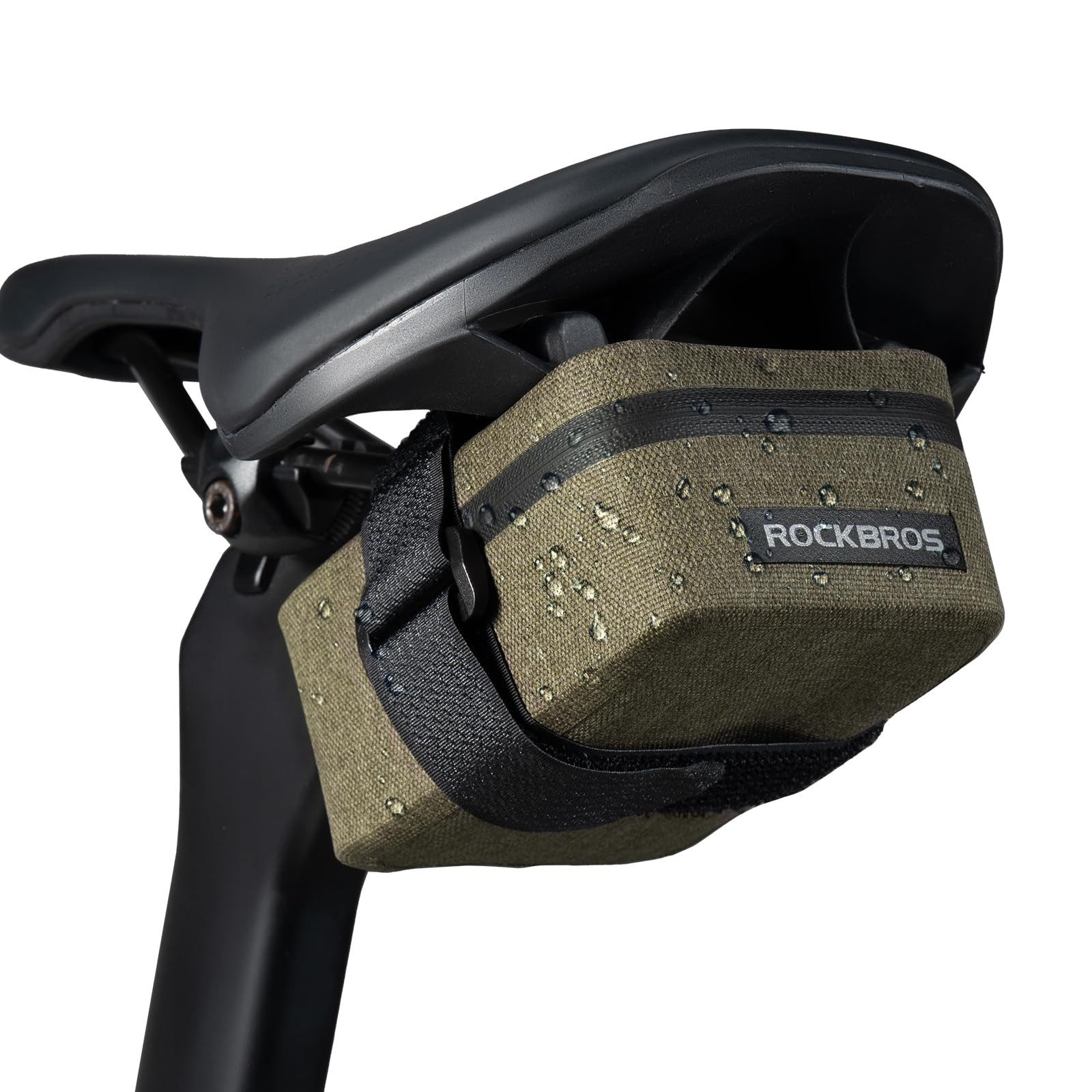 ROCKBROS Fahrradtasche Fahrrad Satteltasche, Mini Fahrradtasche (für Rennräder MTB), Wasserdichte und Leichte
