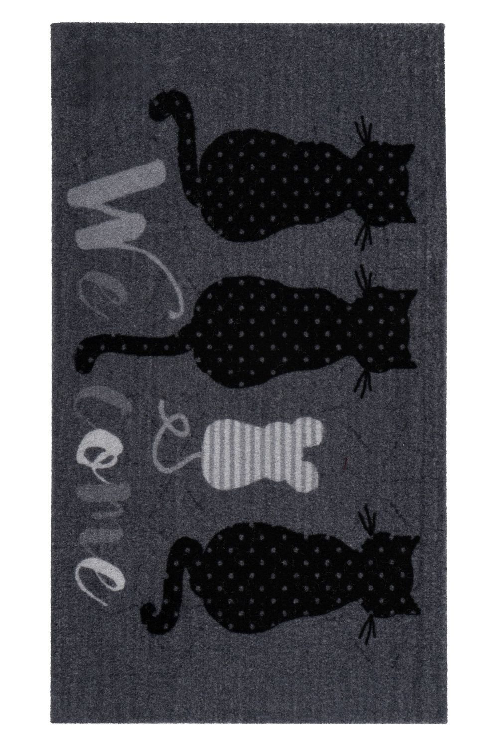 Teppich Boss Fußmatte Fußmatte Fußmatte Carolina Entry 425 Schwarz - Schwarz, rechteckig, Höhe: 6 mm