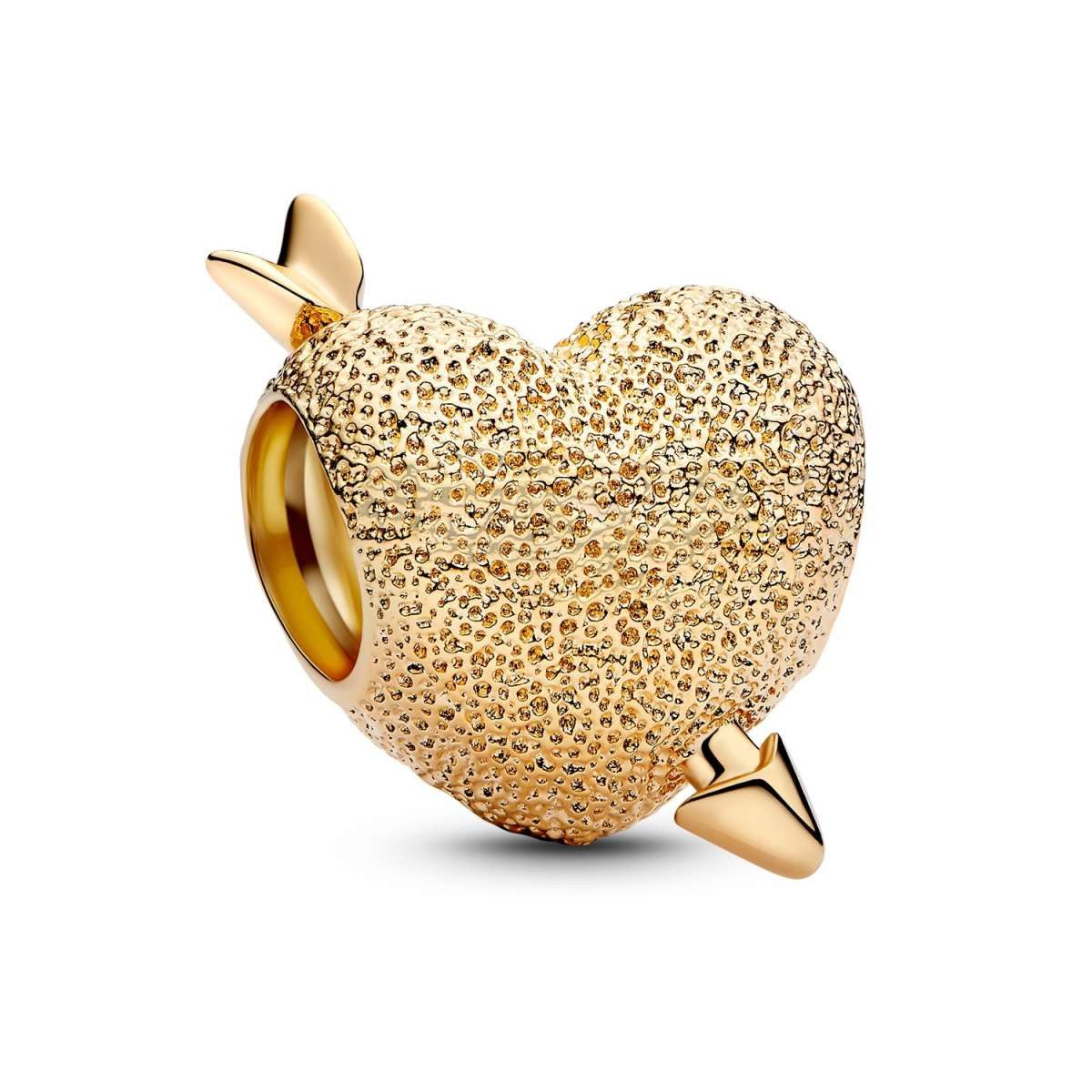 Pandora Bead 763666C00, Amor Herz Goldfarben