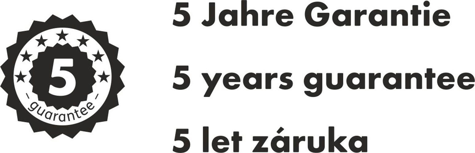 und Grund, 8 Bordüre, grau/schwarz In- mm, Fußmatte Hamada, geeignet, waschbar, rechteckig, Schmutzfangmatte Outdoor mit Höhe: den