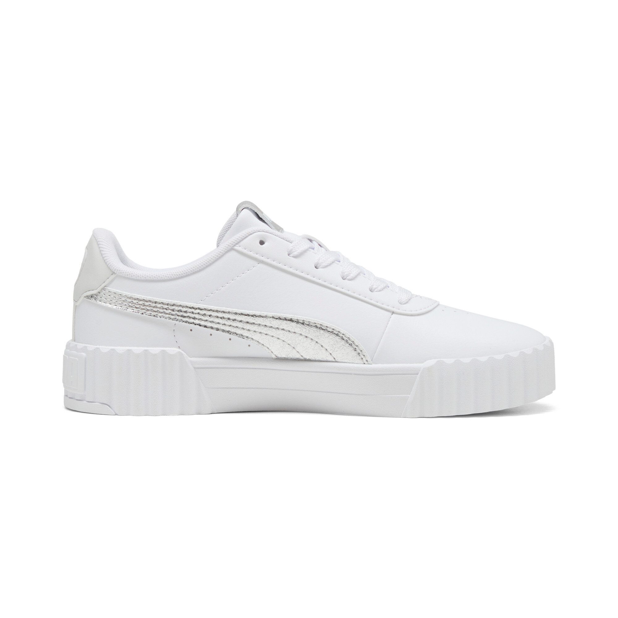 PUMA CARINA 3.0 METALLIC WHISPER Sneaker für vielseitige Aktivitäten, mit leicht profilierter Gummi-Laufsohle