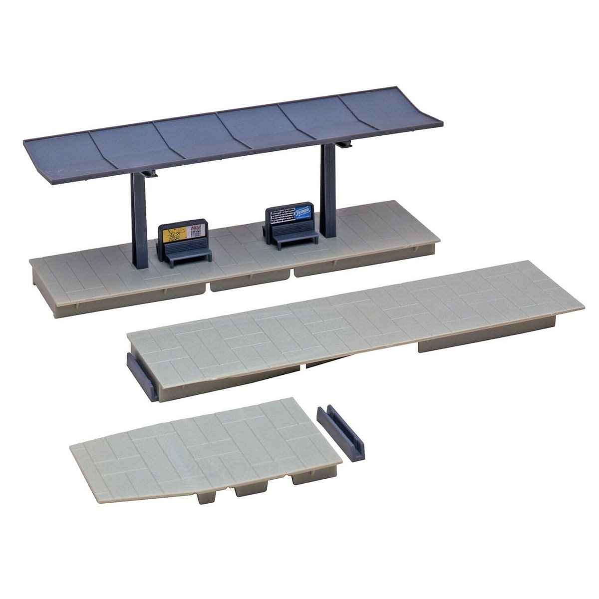 Faller Modellbausatz Faller 120192 Bahnsteig mit Überdachung H0