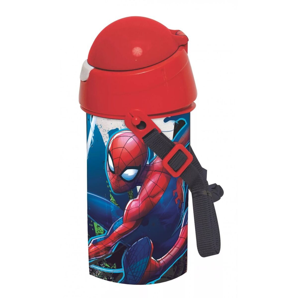 Spiderman Trinkflasche Spiderman Dark Trinkflasche, Sportflasche 500 ml