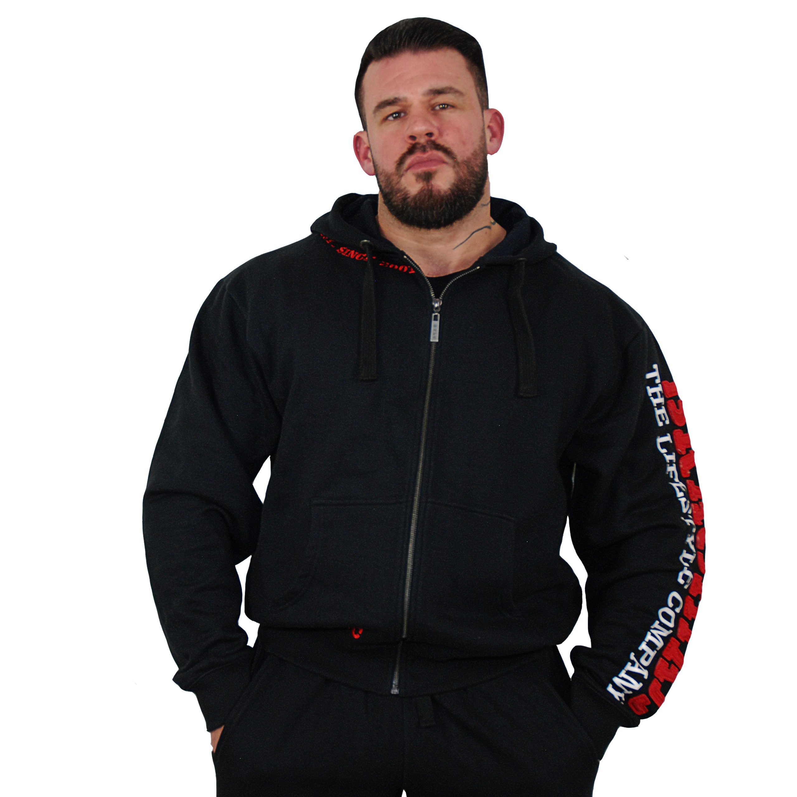 BRACHIAL THE LIFESTYLE COMPANY Kapuzensweatjacke Brachial Zip-Hoody "Gym" s günstig online kaufen