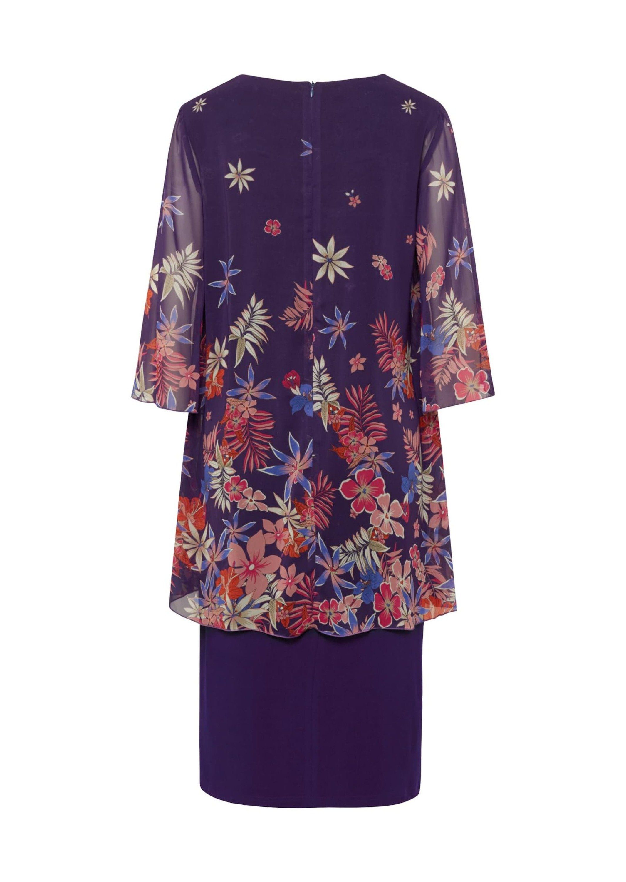 GOLDNER Abendkleid Kurzgröße: Kleid mit floralem günstig online kaufen