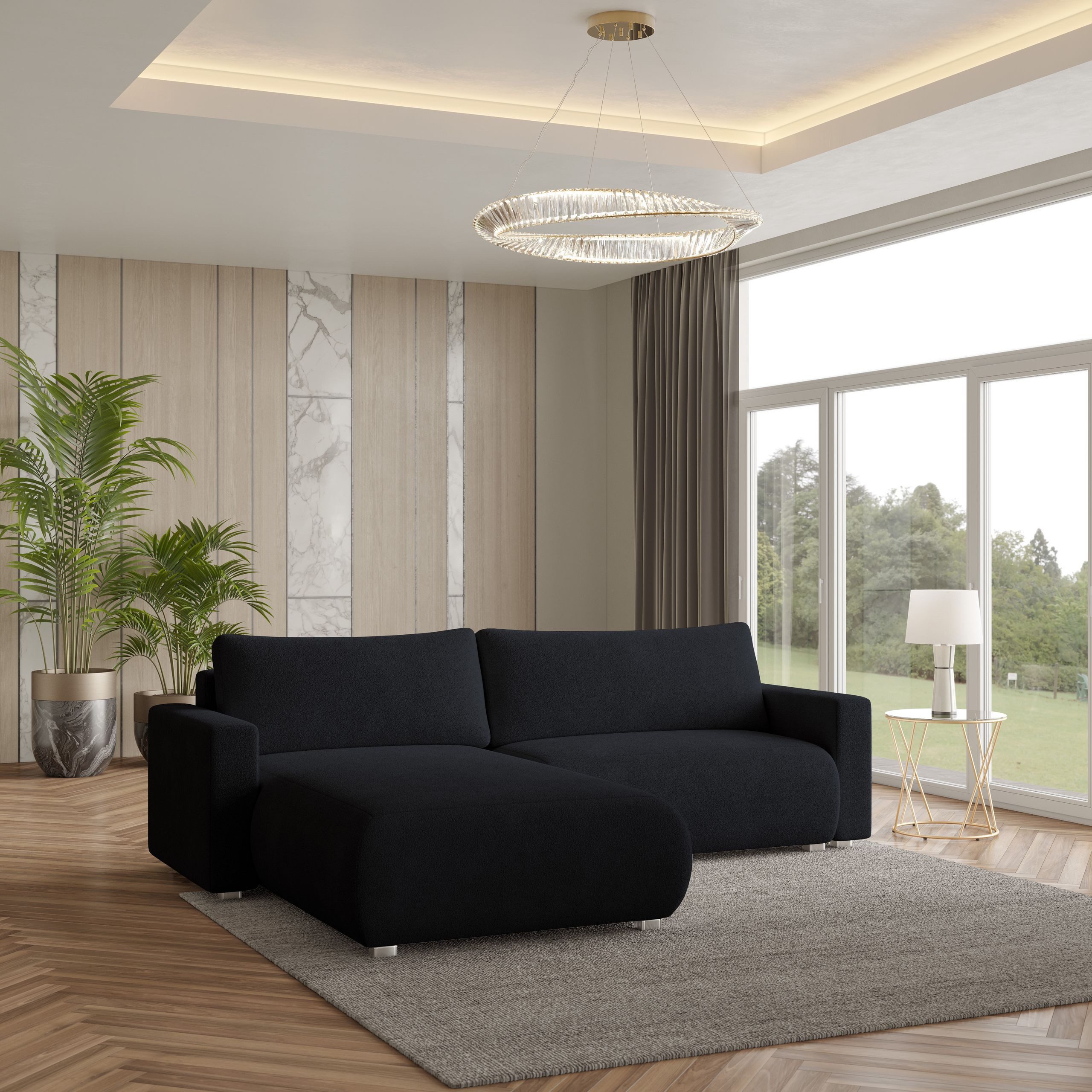 Masseno Ecksofa TURIN mit Schlaffunktion L-Form, günstig online kaufen