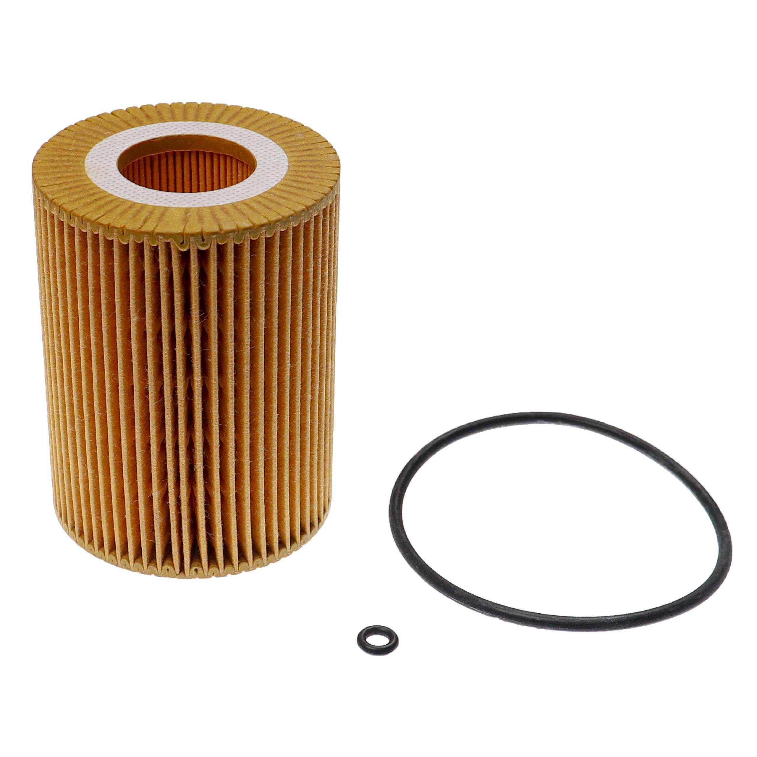 vhbw Ersatzfilter Ersatz für Muller Filter FOP308 für Auto, Zubehör für Comline / Purflux / Clean Filters / Hengst Filter / Kolbenschmidt / Magneti Marelli / Mann-Filter / Meyle / Ufi / Vaico / Valeo / febi bilstein / ACDelco / Alco Filter / Blue Print / Champion / Filtron / Mapco / Muller Filter / Asas / Fil Filter / Meat & Doria / Micronair / Motaquip / Sofima / Swag / Unico Filter / Wix Filters / CoopersFiaam / Fram / Lautrette / MFilter / Tecnocar / Gud Filters / A.L. filter / Ashika / Mahle / SCT - Mannol / Bosch / Japanparts / Mercedes-Benz / Champ / Purolator / Ryco / Armafilt / Donaldson / Chrysler / Fiat / Fleetguard / Frad / PZL Filters / Herth + Buss Jakoparts / DT Spare Parts / Fast Comline EOF186, Purflux L411, Clean Filters ML 4517, Hengst Filter E71H D141, Kolbenschmidt 4117-OX, Magneti Marelli 71760508, Mann-Filter HU 821 x, Meyle 014 322 0005, Ufi 25.069.00, Vaico V30-1326, Valeo 586548, febi bilstein 37478, ACDelco AC 6295 E, Alco Filter MD-529, Blue Print ADA 102104