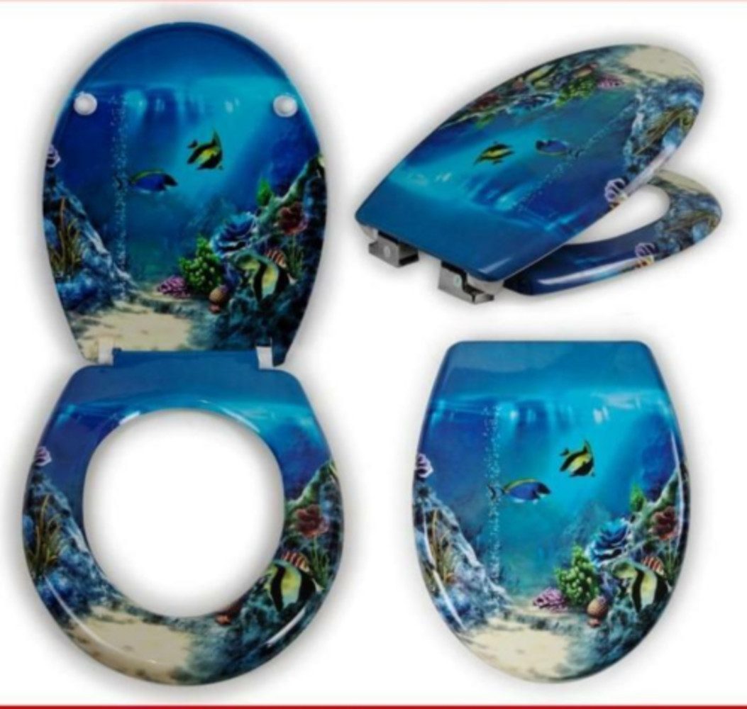 LikeKa WC-Sitz mit Absenkautomatik Toilettendeckel Duroplast mit Absenkauto günstig online kaufen