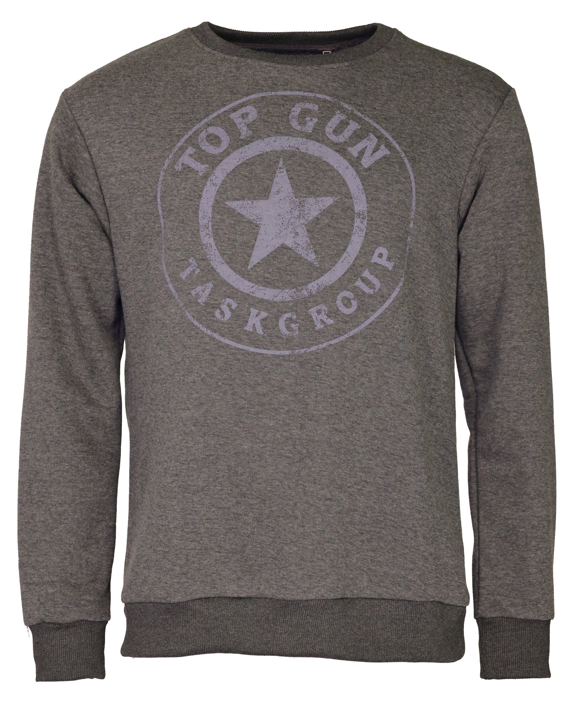 TOP GUN Sweater TG20212106 anthrazit
