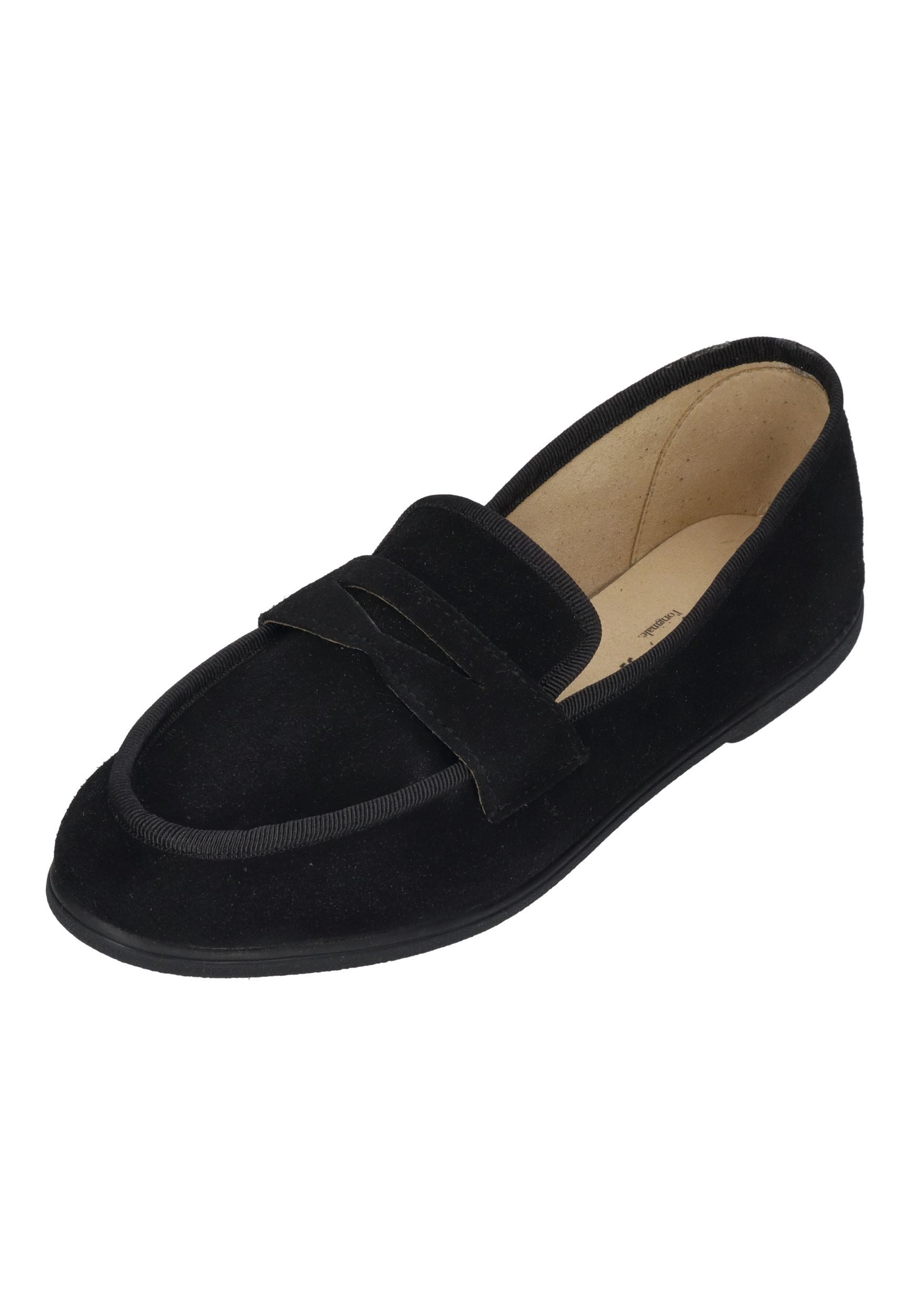 espadrij l´originale LOAFER CLASSIC VELOUR Schnürschuh Noir