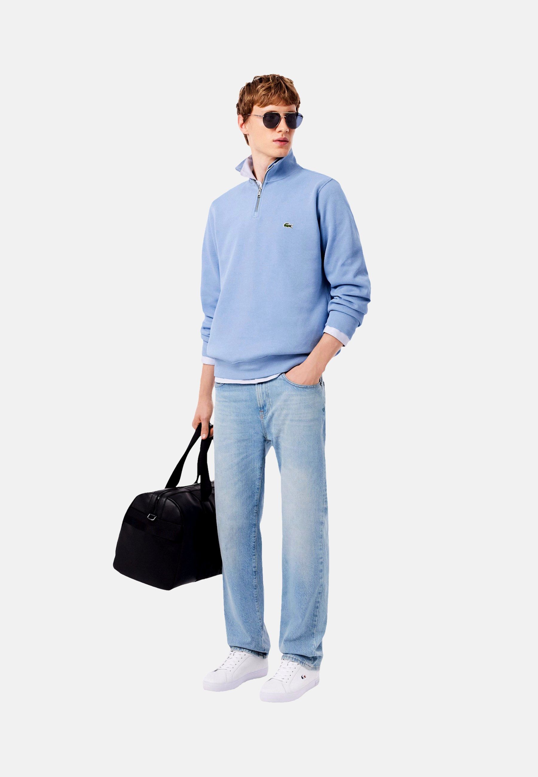 Lacoste Troyer Sweatshirt Pullover Troyer (1-tlg)