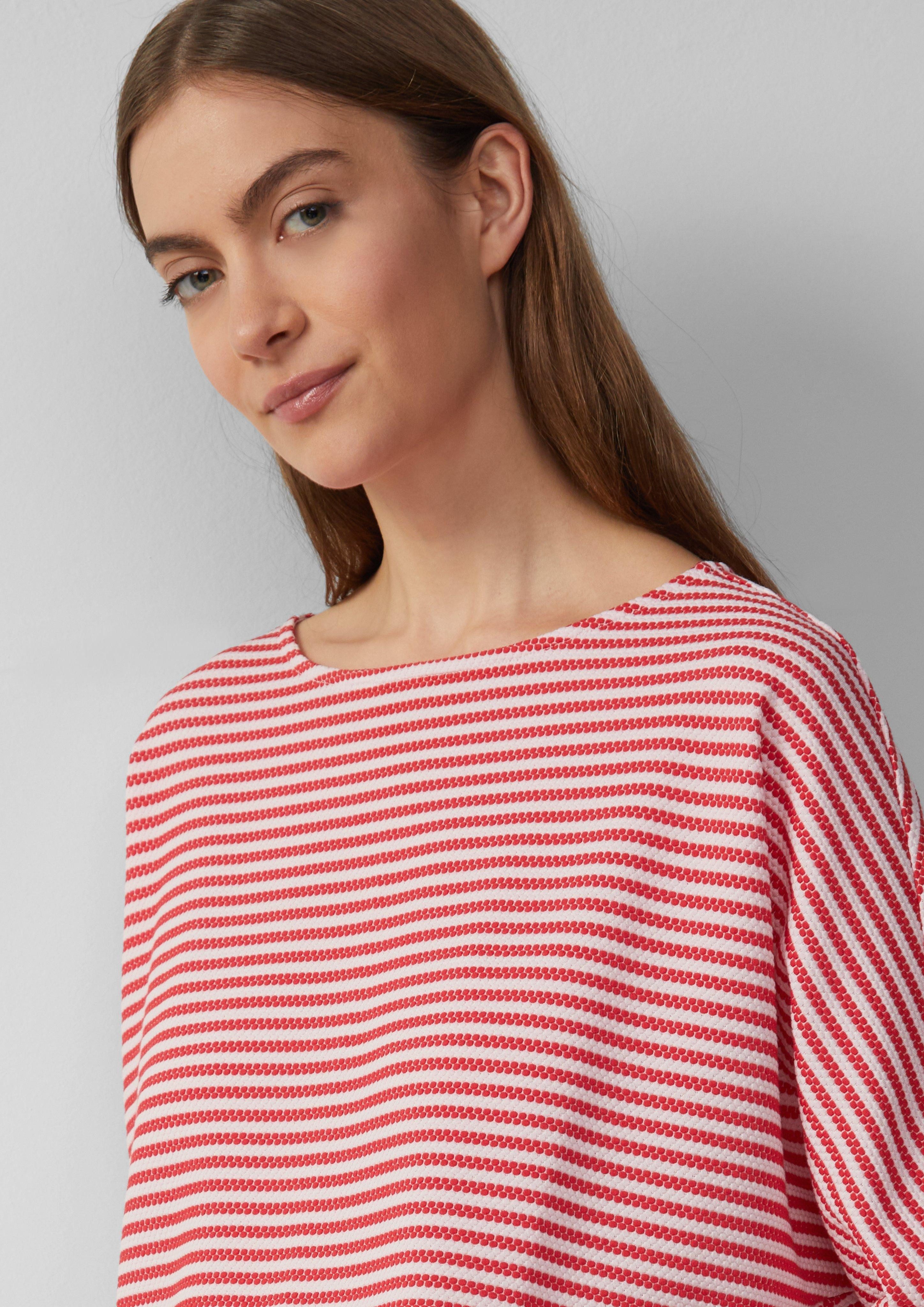 s.Oliver 3/4-Arm-Shirt Gestreiftes T-Shirt im Relaxed günstig online kaufen