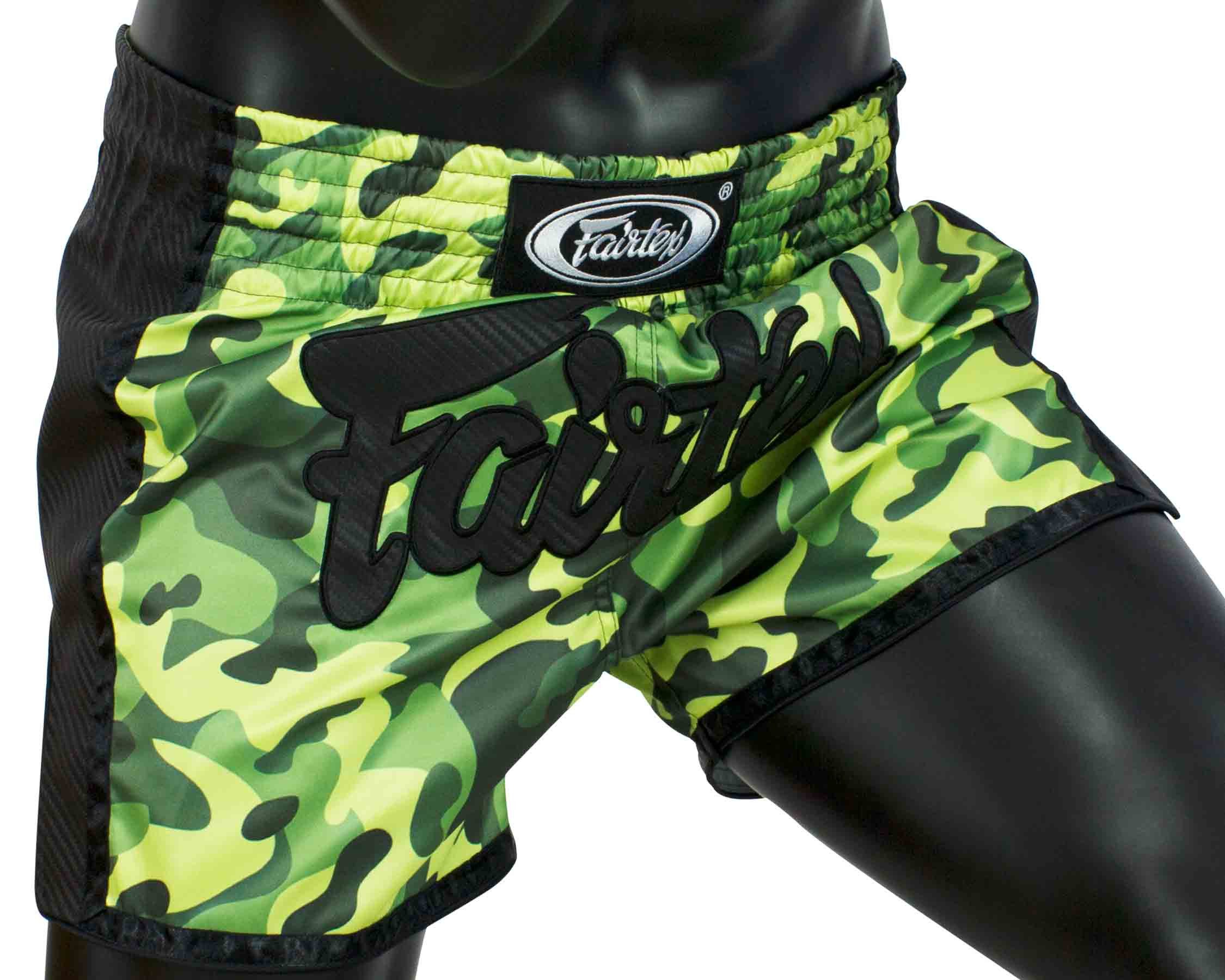 Fairtex Shorts Muay Thai Short Camogrün Fairtex BS1710 Camo Shorts – Authentisch, stark & kompromisslos