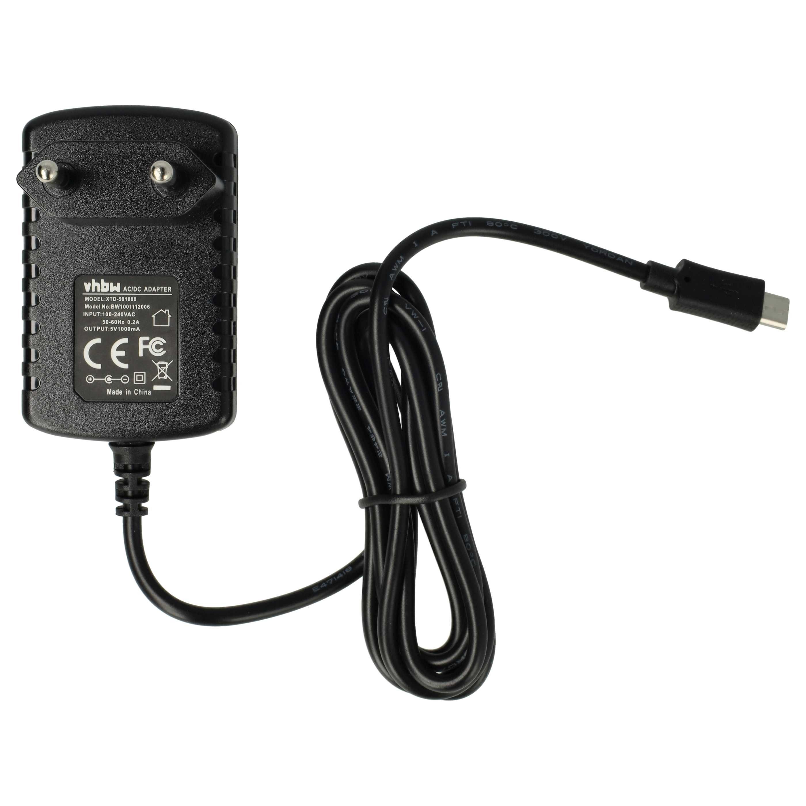 vhbw für diverse Kleingeräte USB-Ladegerät (Effizientes Micro USB Ladekabel mit Netzteil, Zum Aufladen von vielen) – Bild 3 von 5