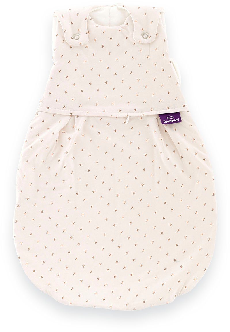 Träumeland Babyschlafsack Außenschlafsack LIEBMICH Twister, in den Größen 50/56-80/83 cm beige