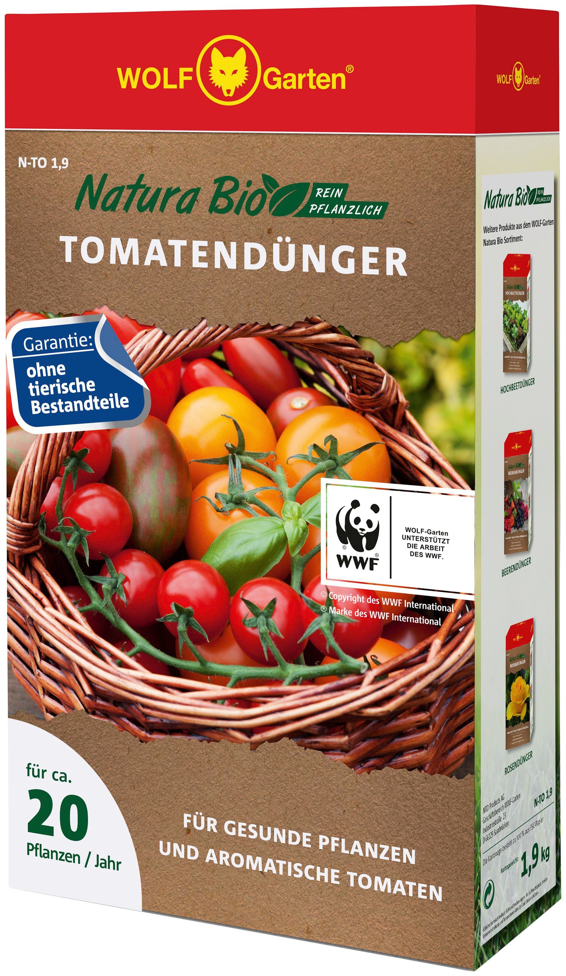 WOLFGarten Pflanzendünger »NTO 1,9 NATURA BIO«, Granulat