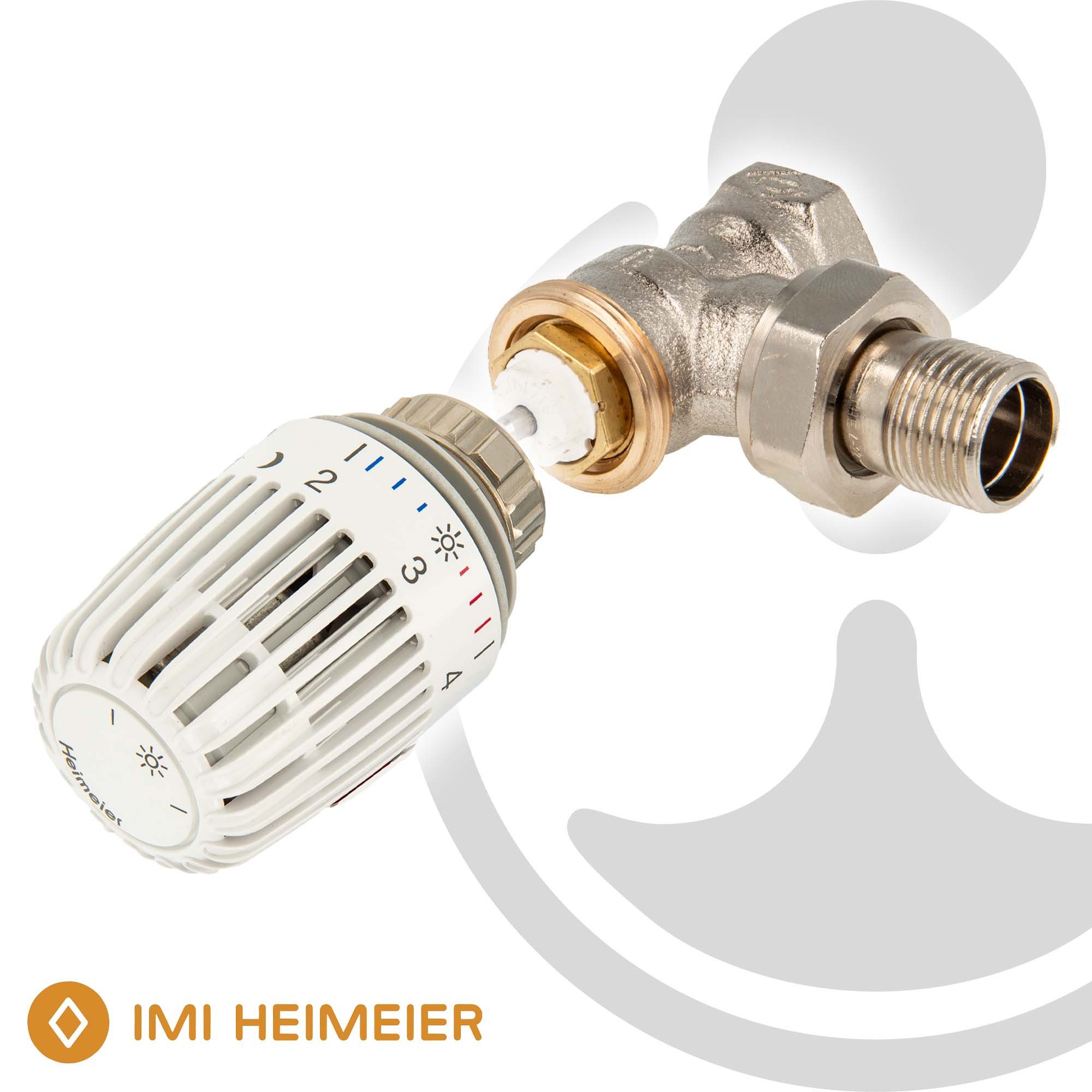tecuro Heizkörperthermostat Kombi-Set Thermostatkopf K und günstig online kaufen