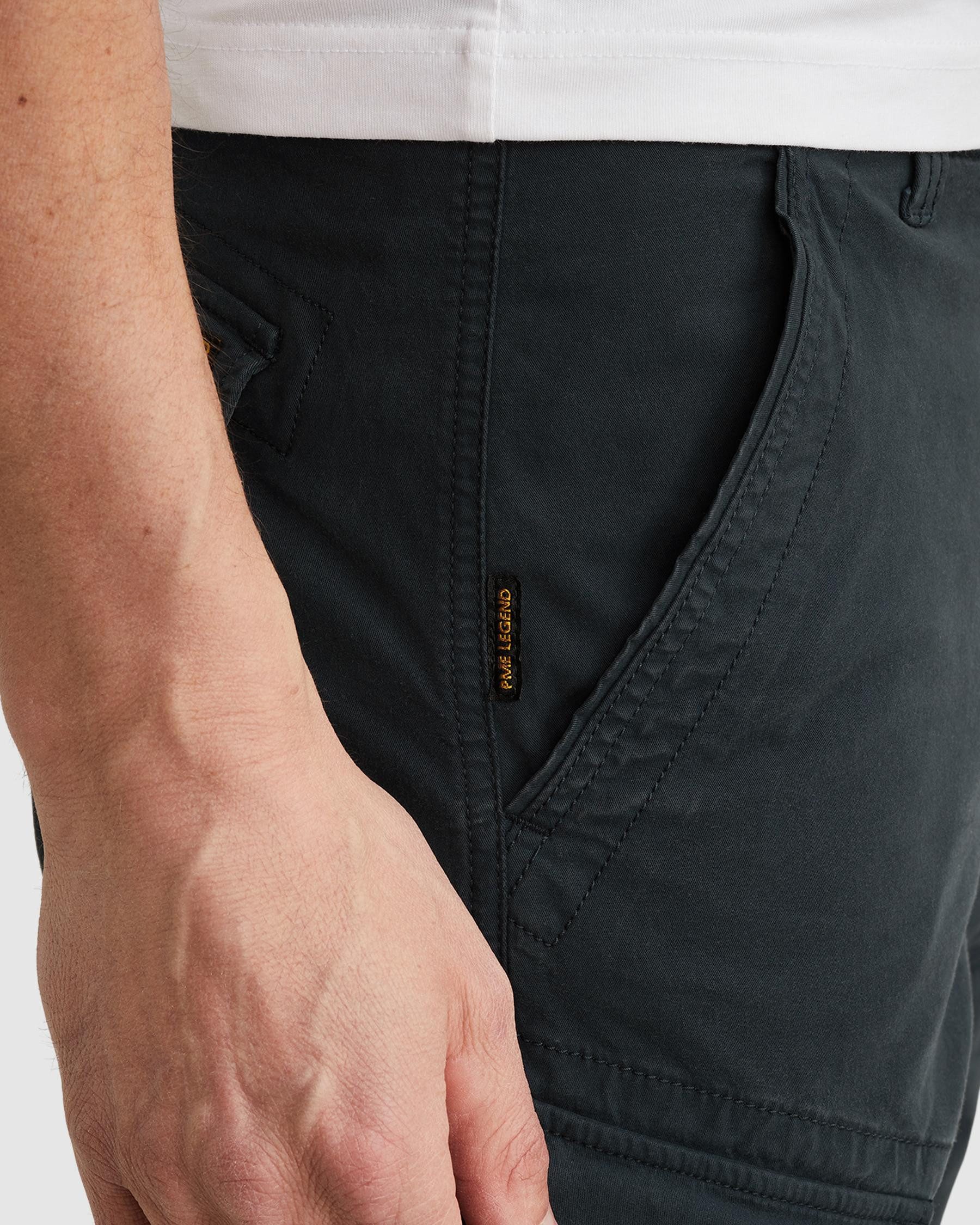 PME LEGEND Cargobermudas NORDROP CARGO SHORTS STRETCH TWILL normale Passform, mit Gürtelschlaufen, unifarben – Bild 4 von 5