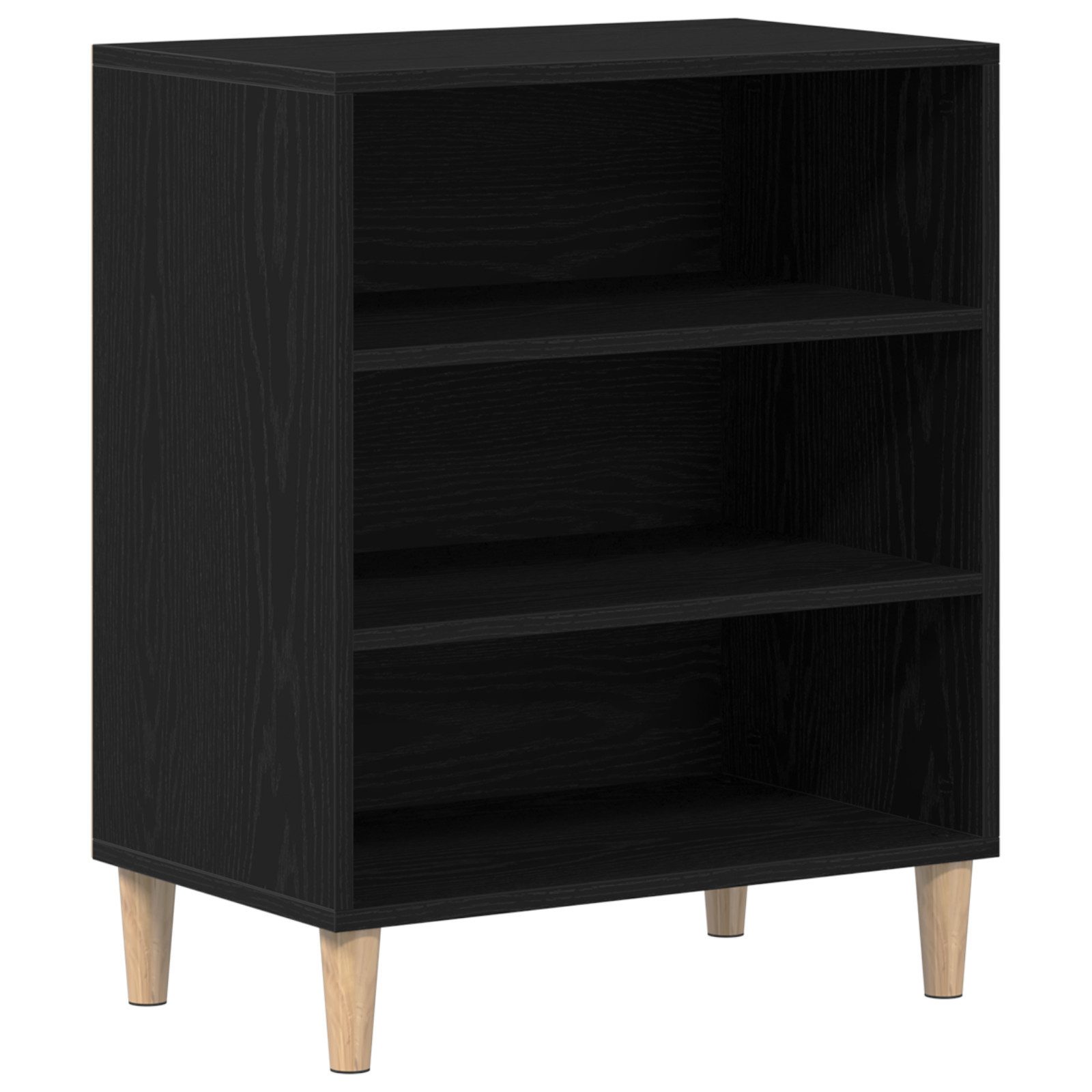 vidaXL Sideboard Sideboard Schwarz Eiche 57x35x70 günstig online kaufen