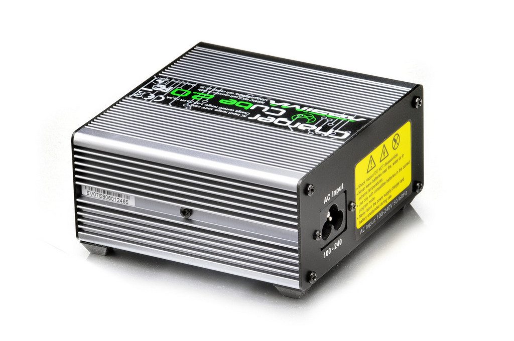 Absima CUBE 2.0 Modellbau-Ladegerät (5A - 50 Watt, für RC-Autos, RC-Boote, RC-Flugzeuge, mit Lithium-, NiMH-, NiCd-Akkus)