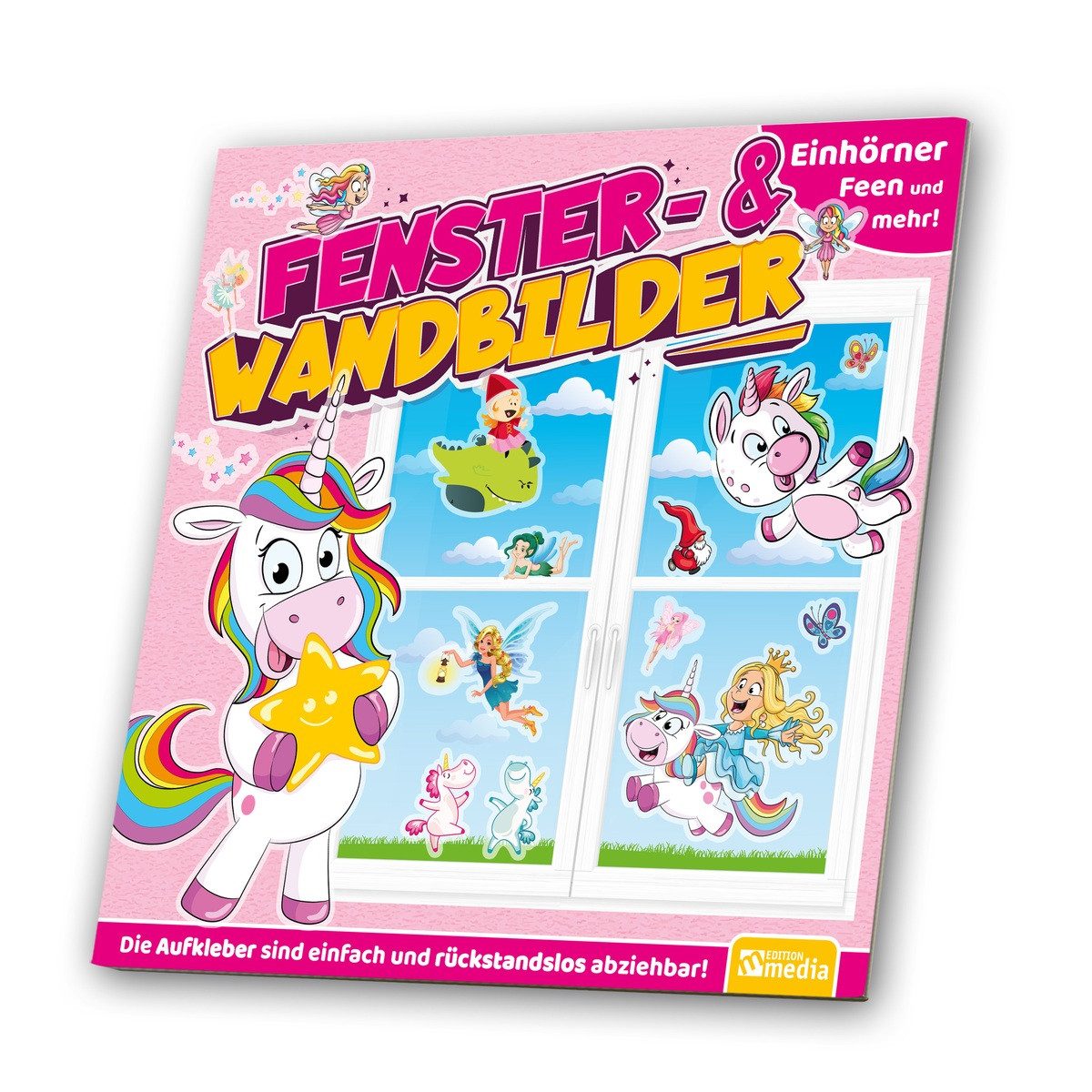 Media Verlag Fensterbild Fenster- & Wandbilder Einhörner Feen
