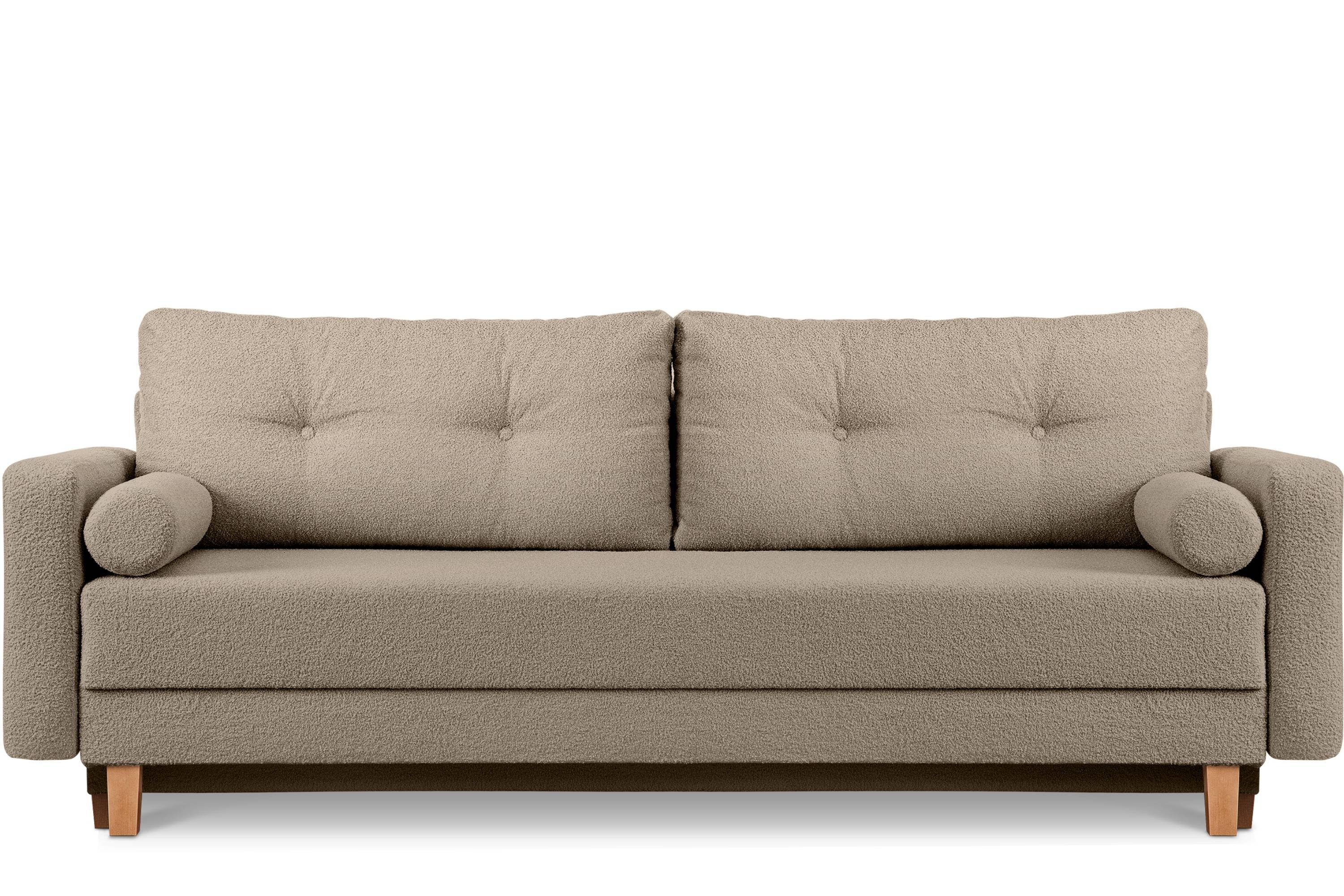 Konsimo Schlafsofa ERISO Sofa 3-Personen, cm ausziehbare Liegfläche 196x150