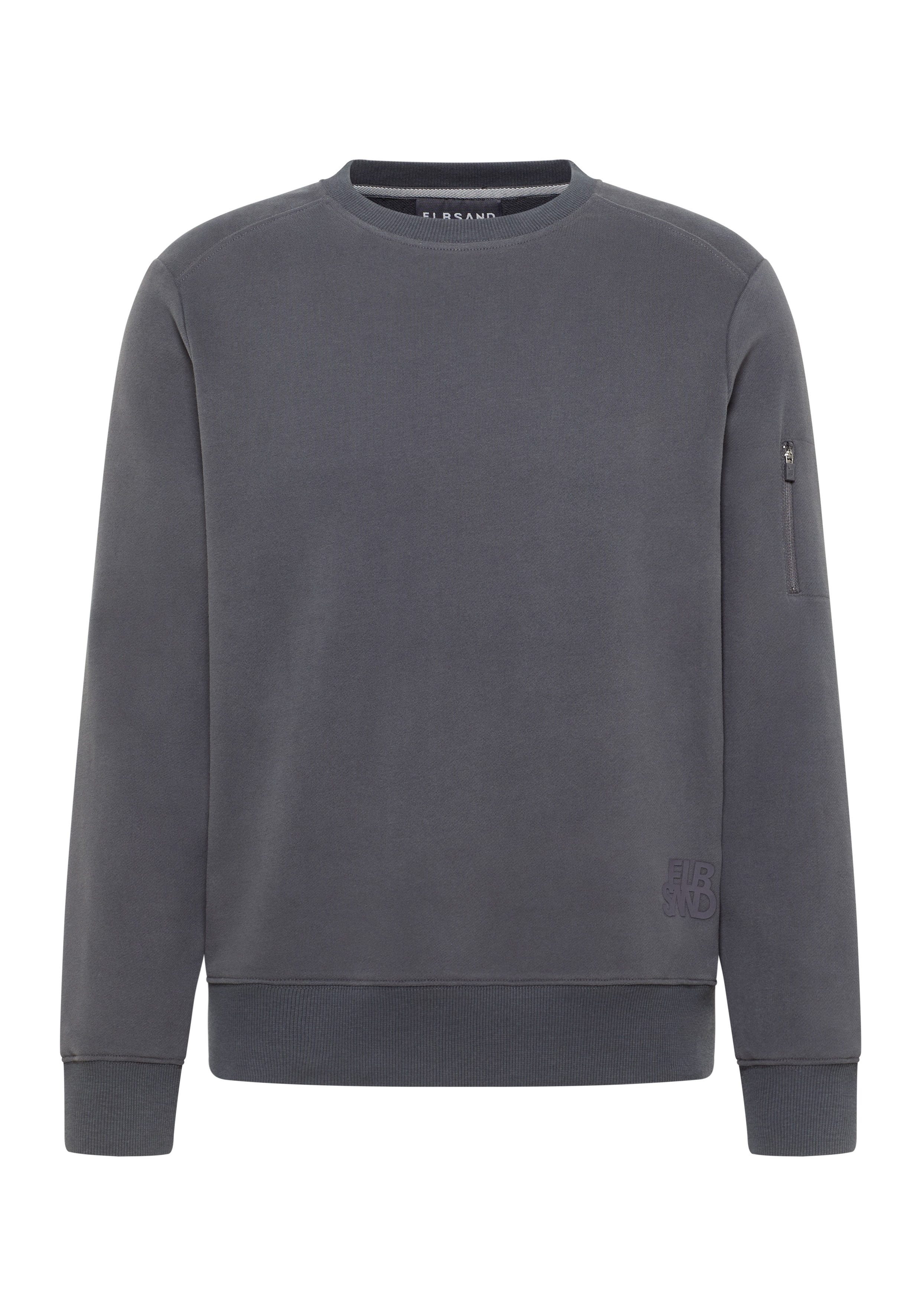 Elbsand Sweatshirt Elmo Herren Rundhalsausschnitt, locker geschnitten