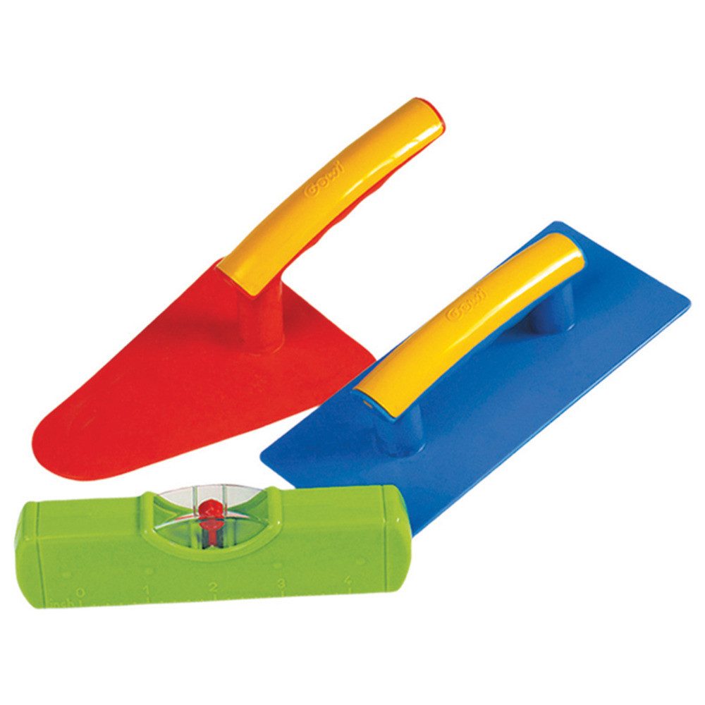 GOWI Sandform-Set Maurerset mehrfarbig 22x11x7cm 3 Teile