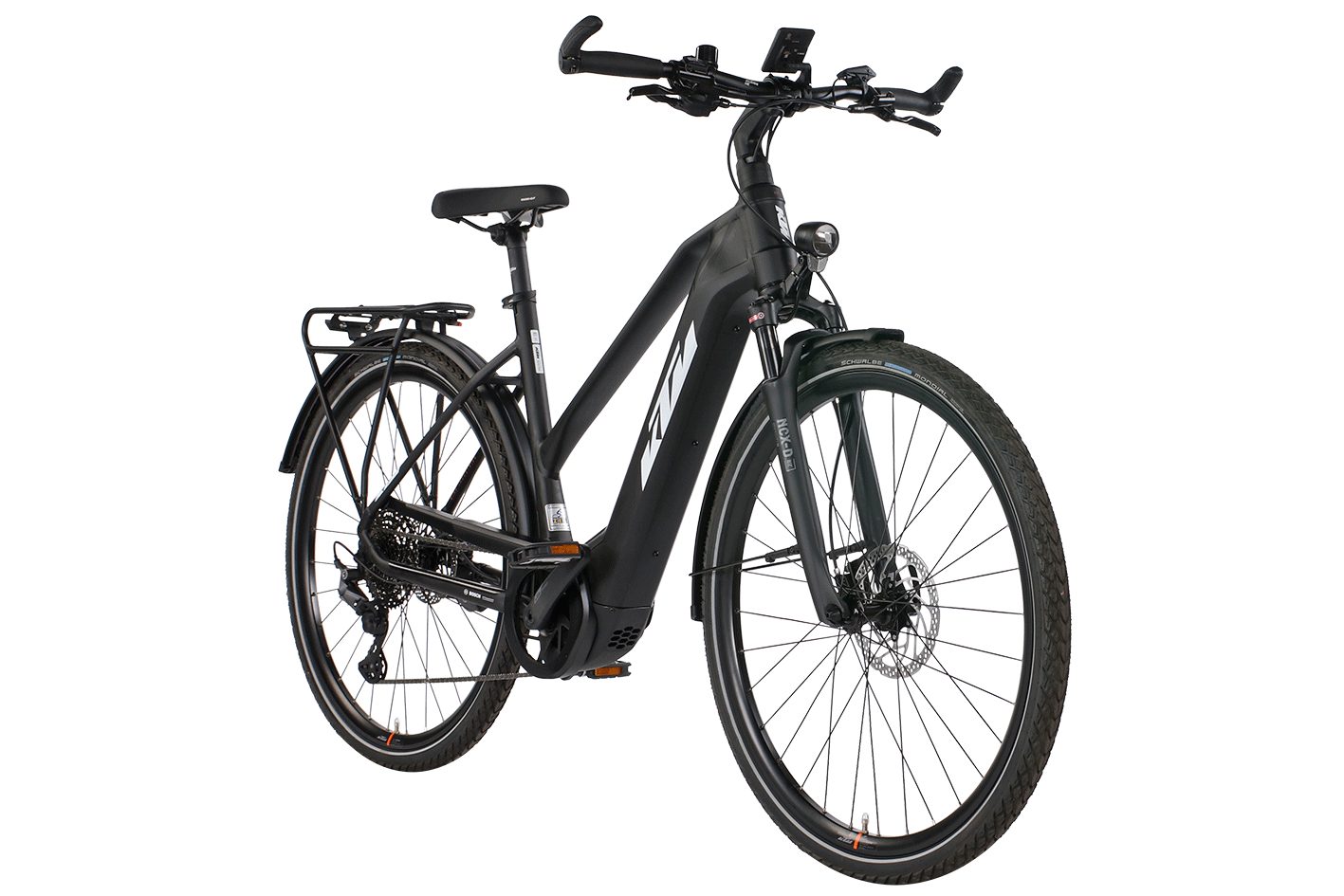 KTM E-Bike KTM Macina Power Sport 10 625 Wh Damen Trapez schwarz 2024, 10 Gang Shimano Deore M5130-10 LG shadow+, Kettenschaltung, Bosch Performance Line CX smart System, 625 Wh