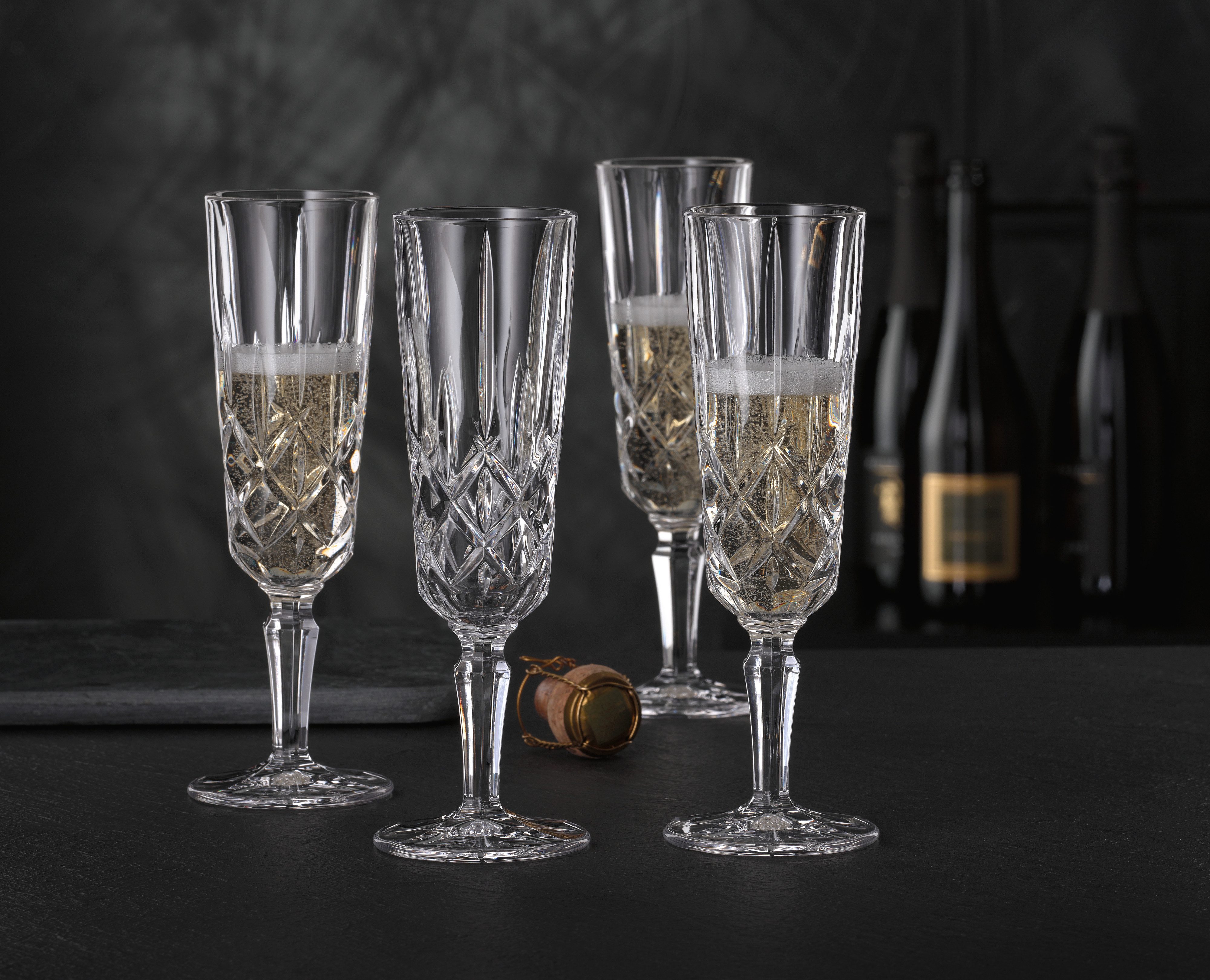 Nachtmann Gläser-Set Noblesse, 4-tlg., Kristallglas, Spülmaschinenfest