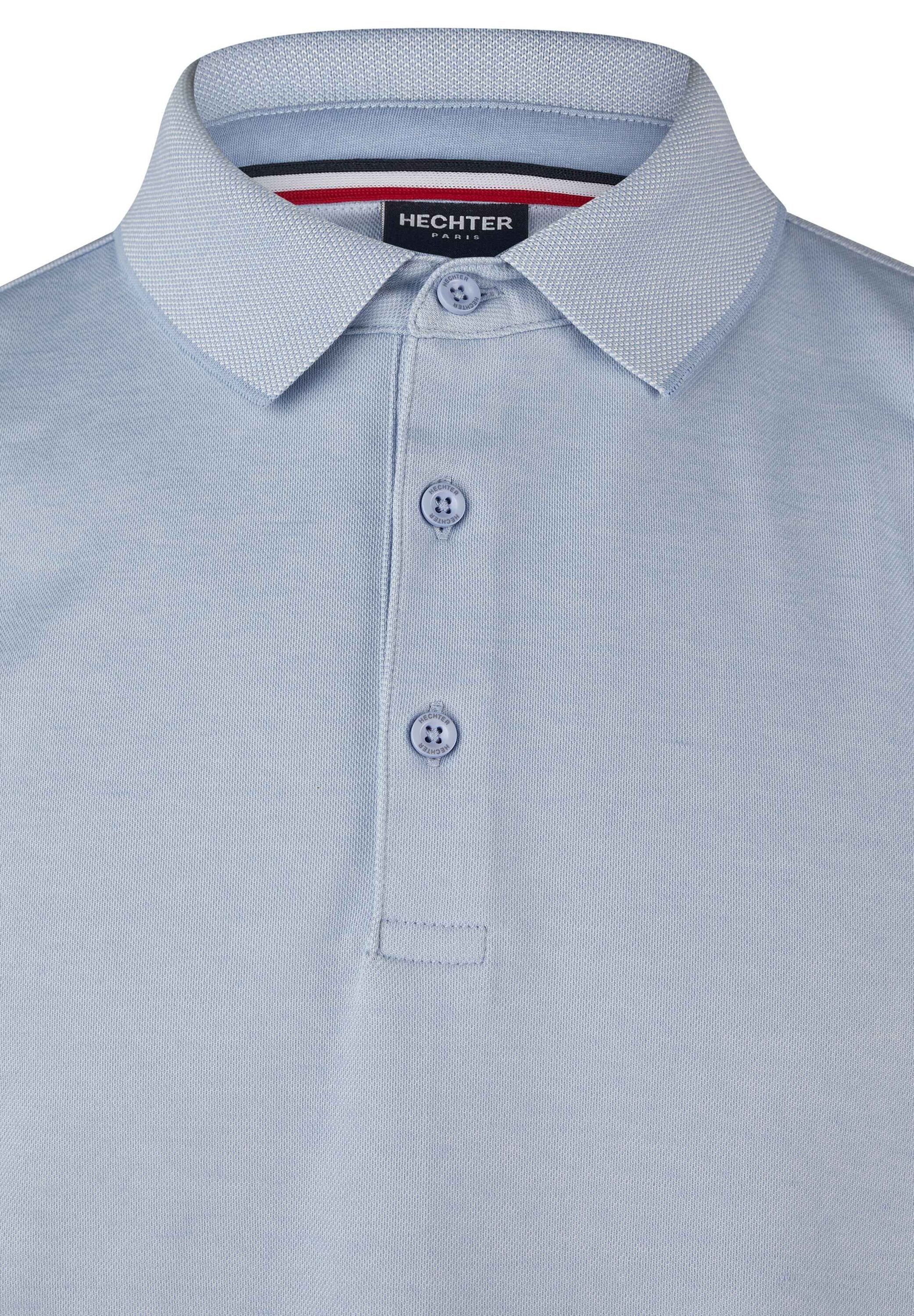 HECHTER PARIS Poloshirt (1-tlg) Klassisches Two-Tone-Piqué-Design
