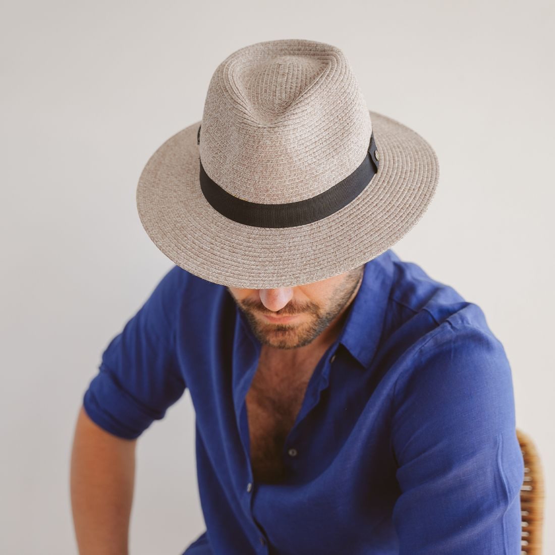 House of Ord Strohhut Pana-Mate Fedora FBD459