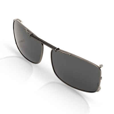 BEZLIT Eyewear Retrosonnenbrille Brillen Aufsatz Polarisiert Clip On mit Feder (1-St) mit polarisierten Linsen