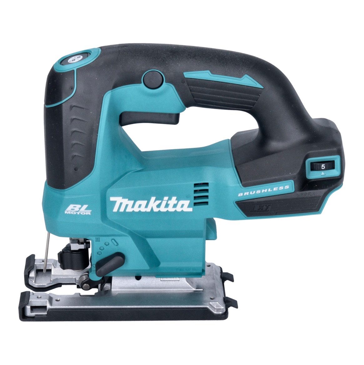 Makita Akku-Stichsäge DJV 184 M1J Akku Pendelhub Stichsäge 18 V Brushless + 1x Akku 4,0 Ah