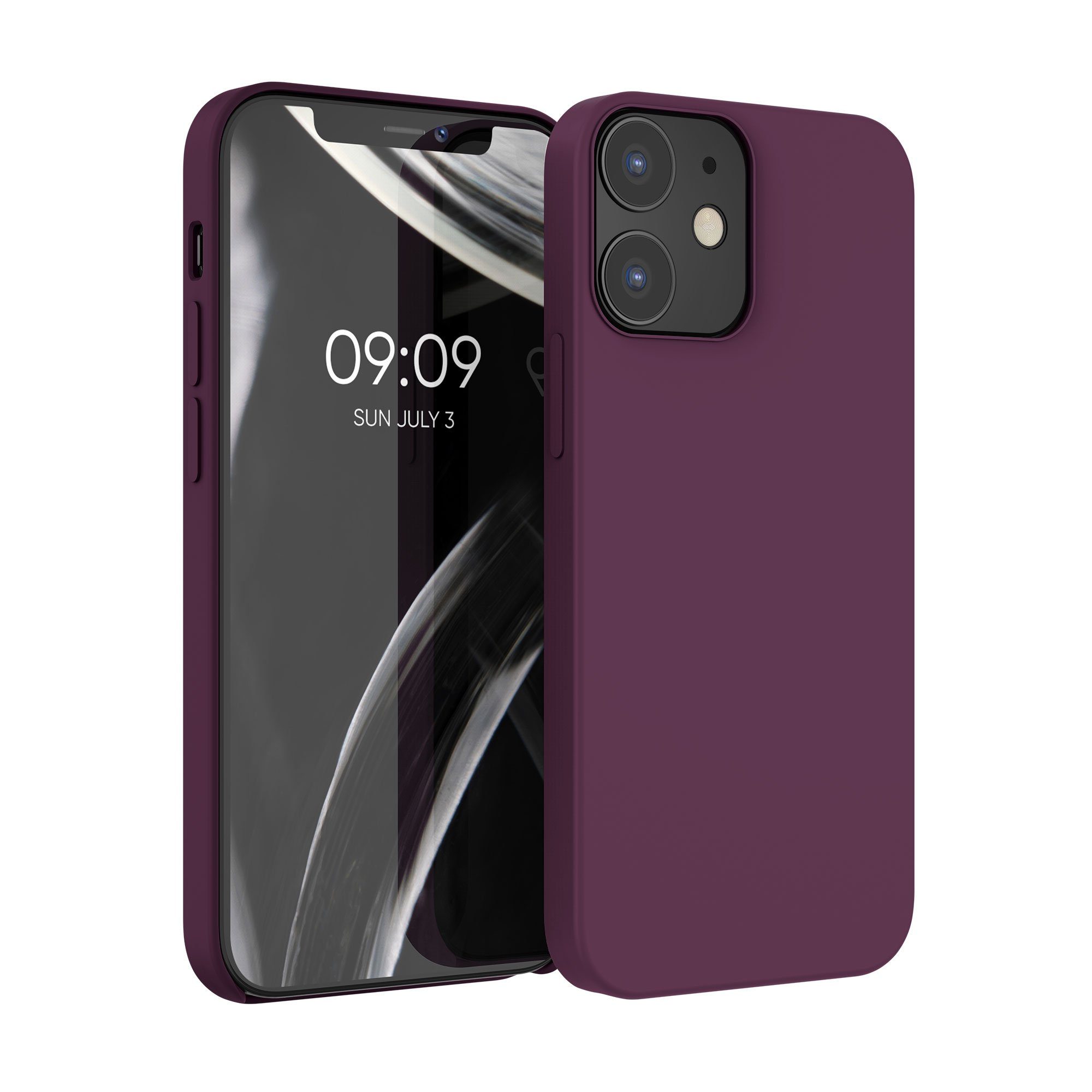 kwmobile Handyhülle Hülle für Apple iPhone 12 / 12 Pro, Hülle Silikon gummiert - Handyhülle - Handy Case Cover