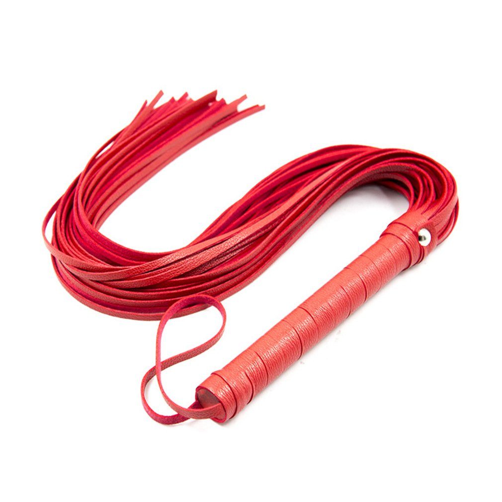 1-tlg. Rot, BDSM Spielzeug Peitsche Packung, Sex PVC Erotik-Peitsche