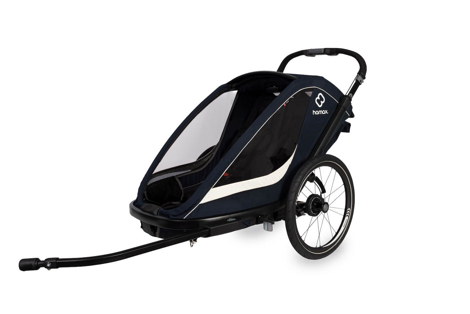 Hamax Fahrradkinderanhänger Breeze Kinderfahrradanhänger für 2 Kinder