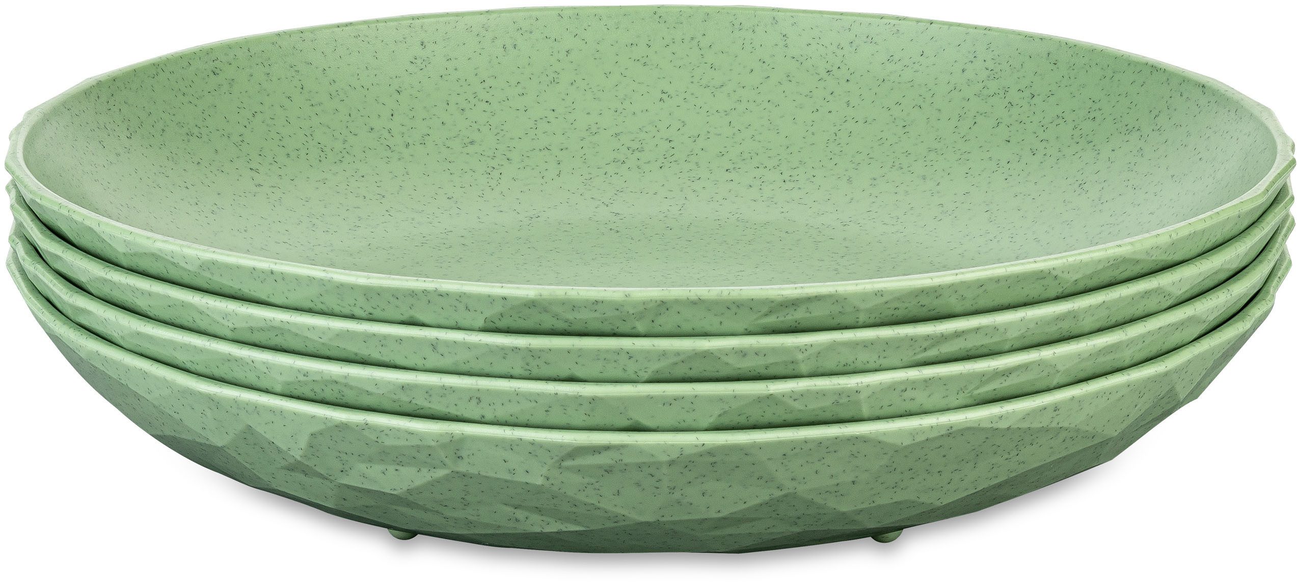 KOZIOL Тарелка обеденная CLUB PLATE, 4-tlg., spülmaschinengeeignet, melaminfrei, 220 mm