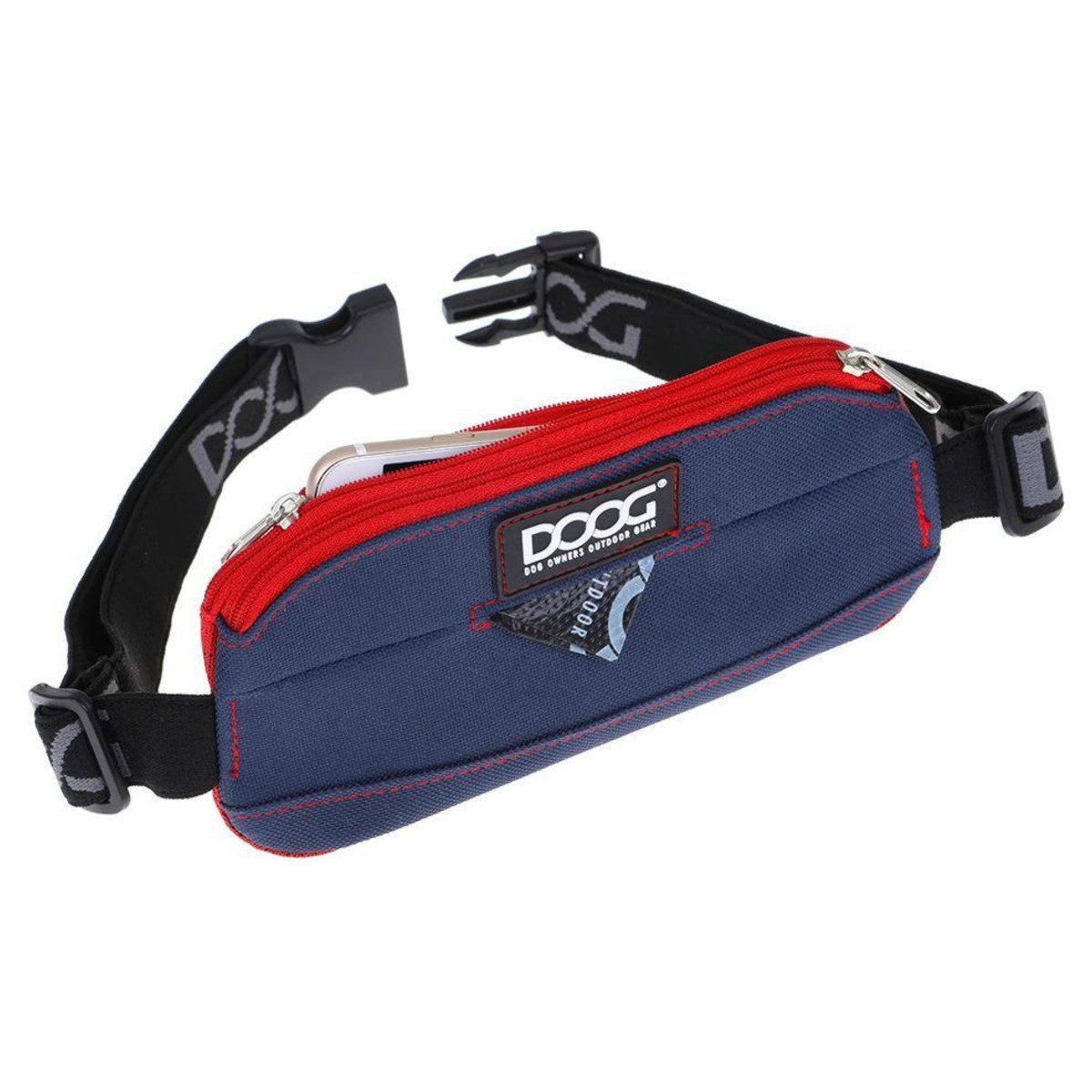 DOOG Gürteltasche Walkie Belt Mini navy & red