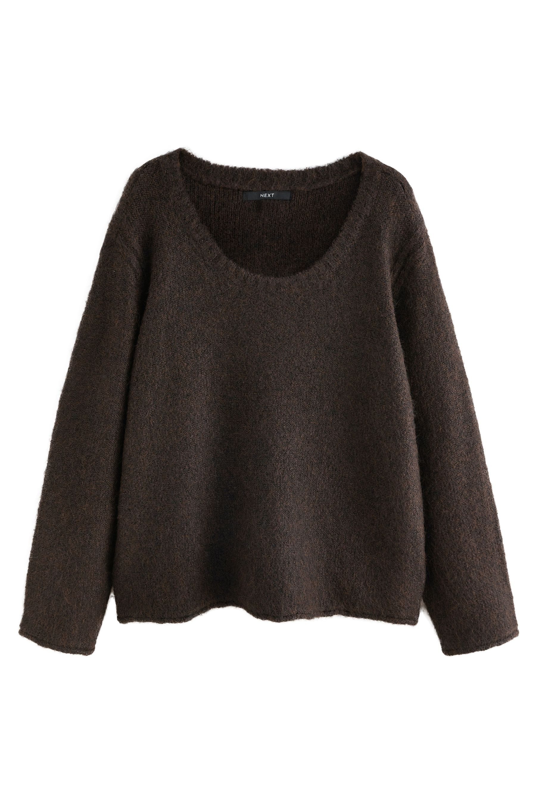 Next Strickpullover Pullover mit Wolle und U-Ausschnitt (1-tlg) günstig online kaufen