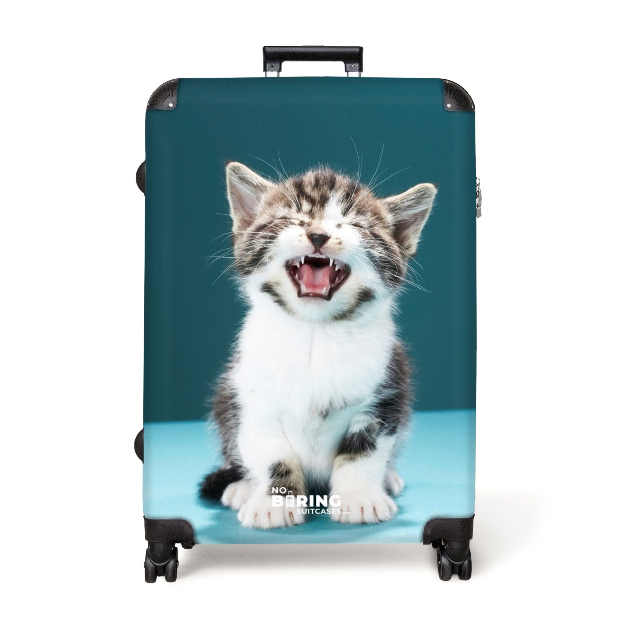 NoBoringSuitcases.com© Hartschalen-Trolley Kätzchen - Katze - günstig online kaufen