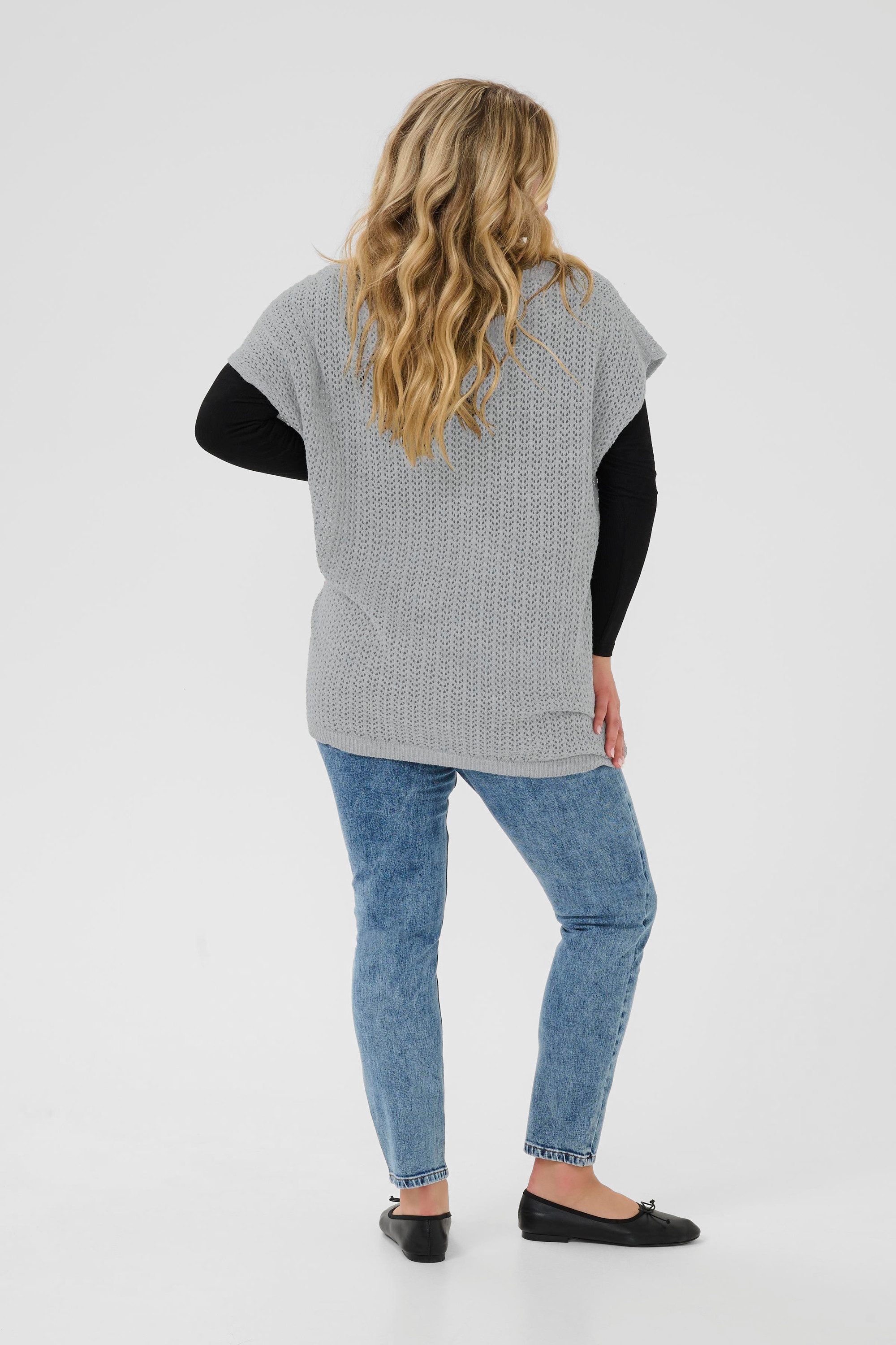 KAFFE Curve Strickponcho Poncho KCrosa plus günstig online kaufen