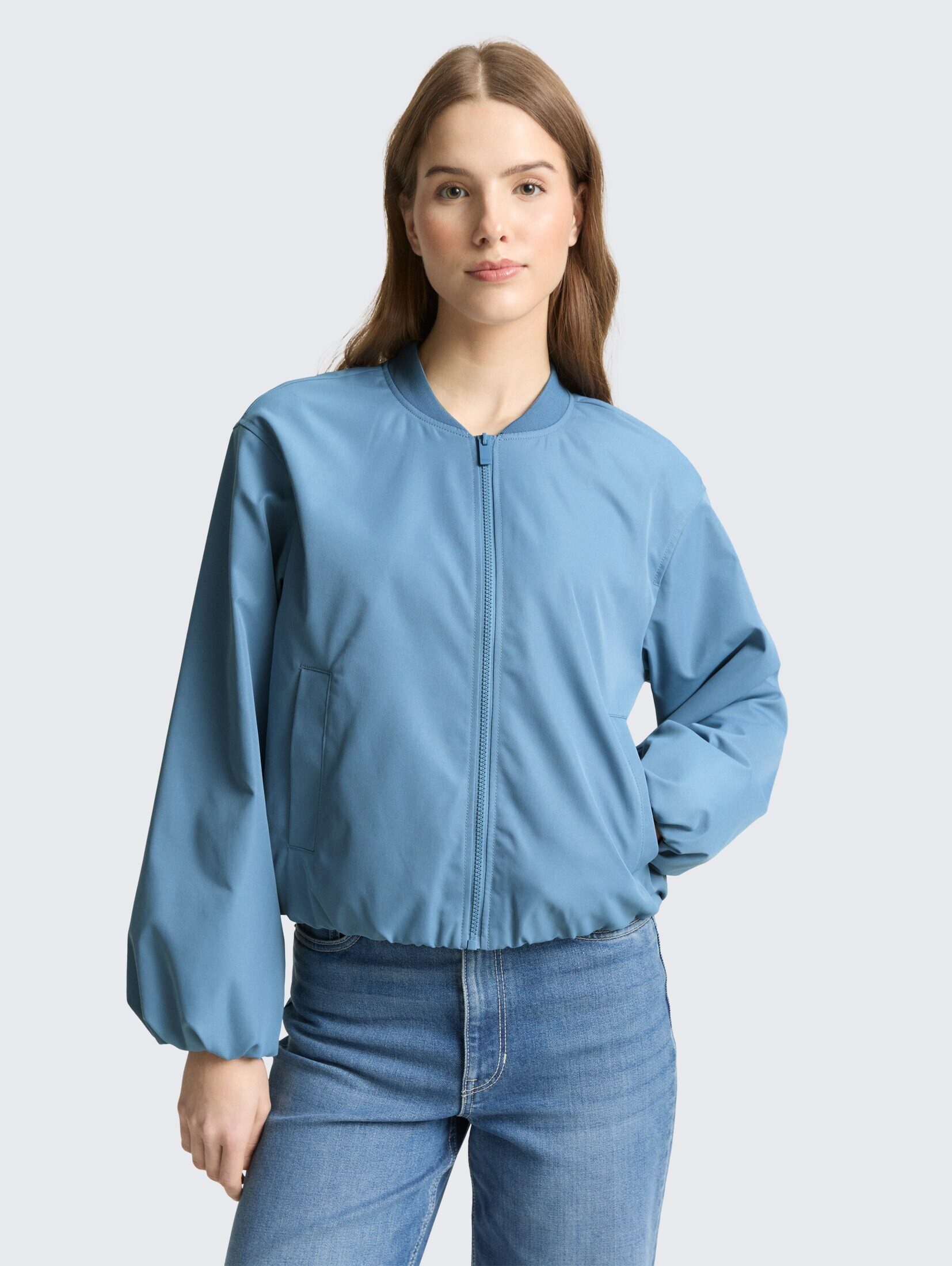 TOM TAILOR Denim Sommerjacke Jacken Bomberjacke aus wasserabweisendem Mater günstig online kaufen