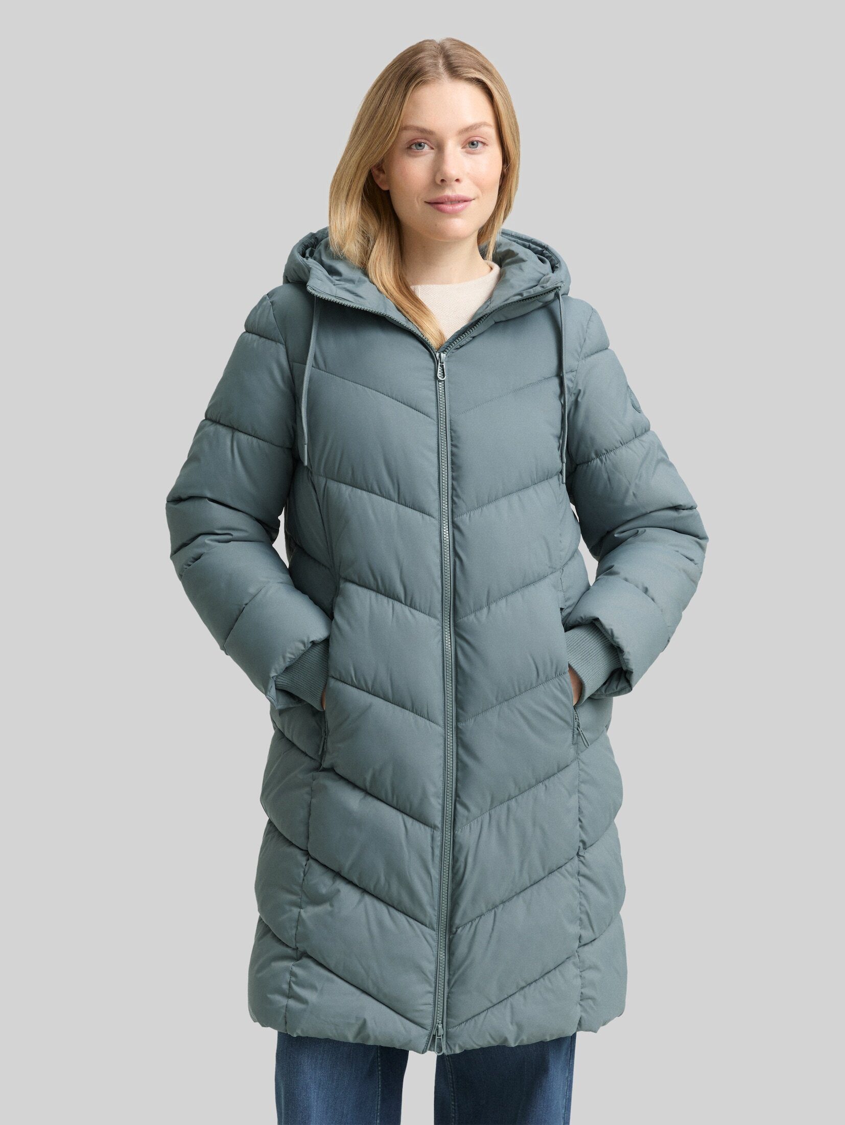 TOM TAILOR Steppmantel Jacken Puffer-Mantel mit Kapuze
