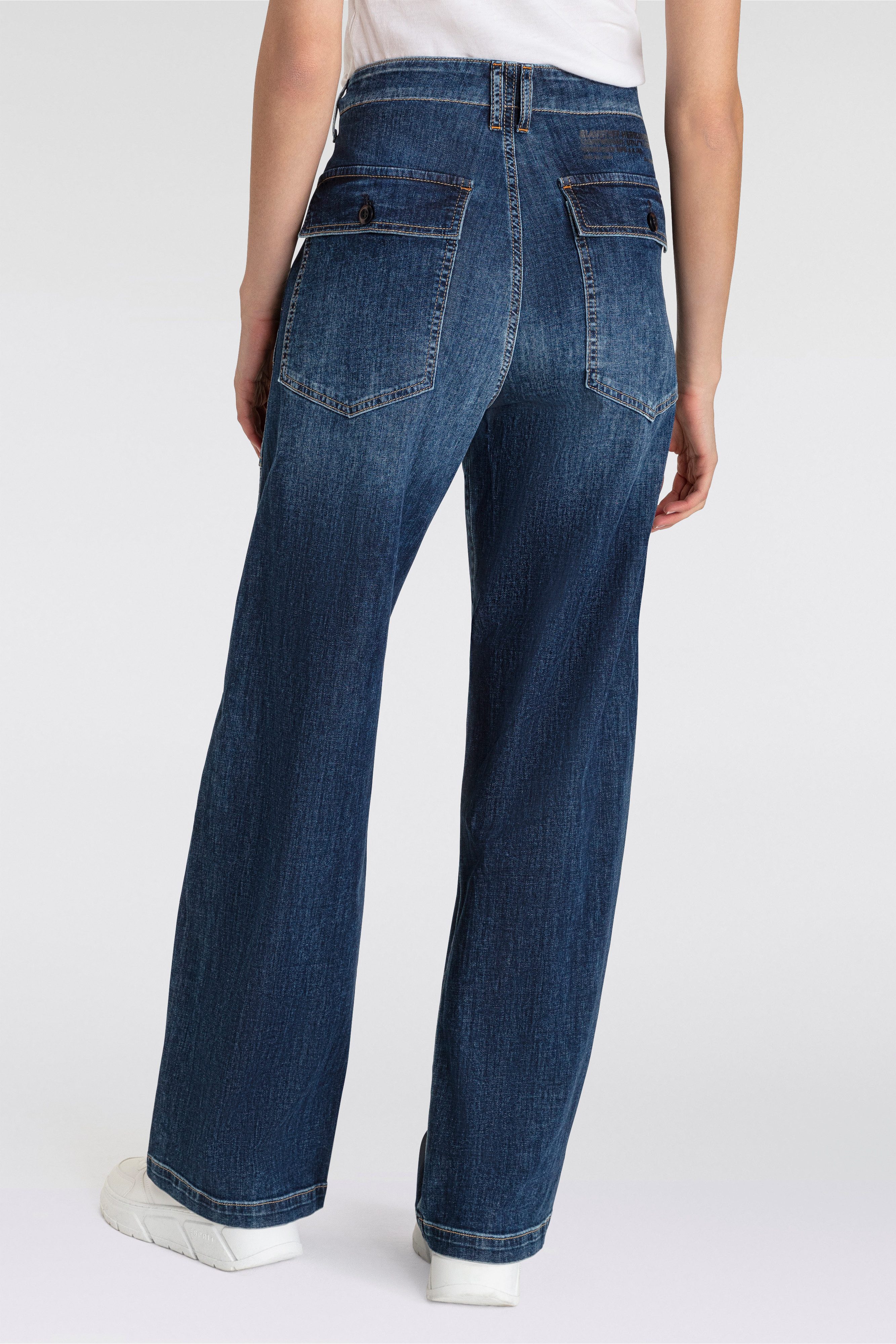 Herrlicher 5-Pocket-Jeans Fatique Women Wide Recycled günstig online kaufen
