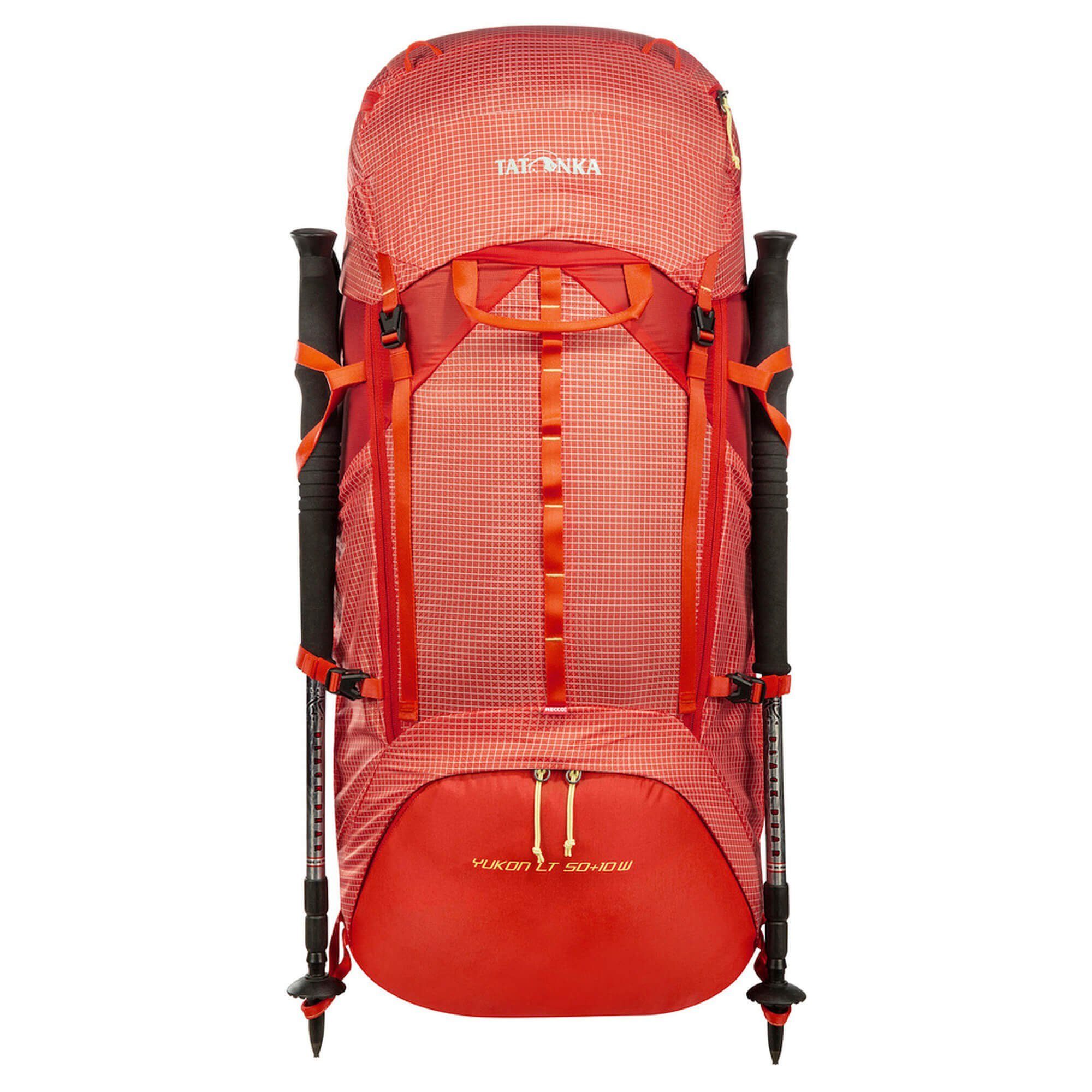TATONKA® Trekkingrucksack Yukon LT 50+10 75 orange Women cm Trekkingrucksack - red